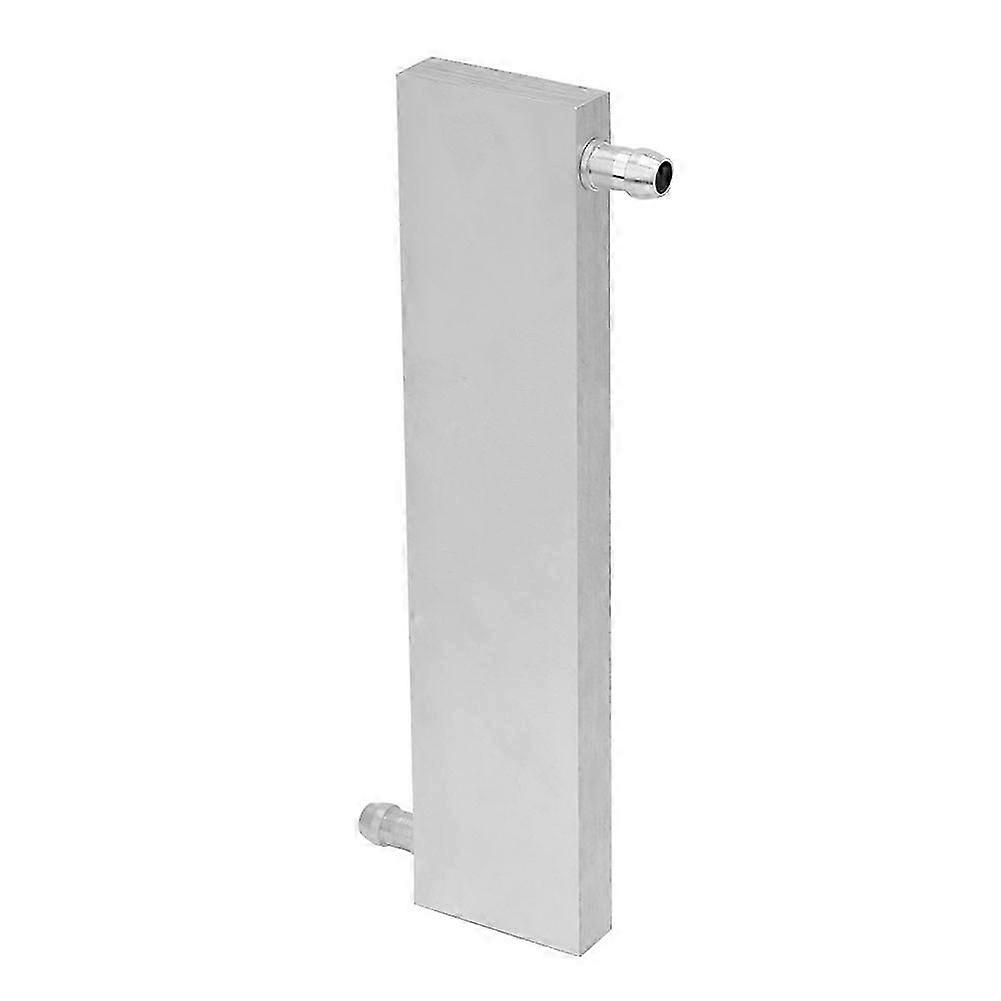 Aluminum Water Cooling Block Waterblock Cooler Water Cooling Head Light & Right Effluent (#5)