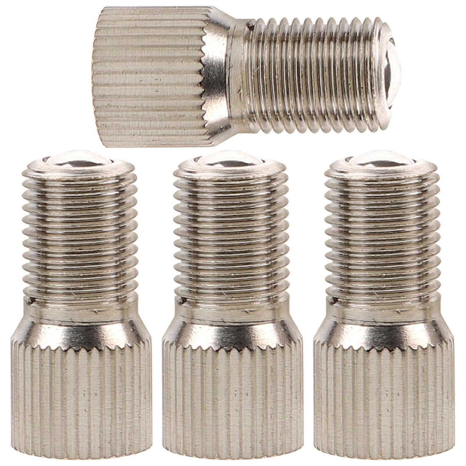 Tire Valve Stem Extension Pole Motorcyclists Stainless Steel 1.80X0.90X0.90cm For Tire Maintenance 4Set