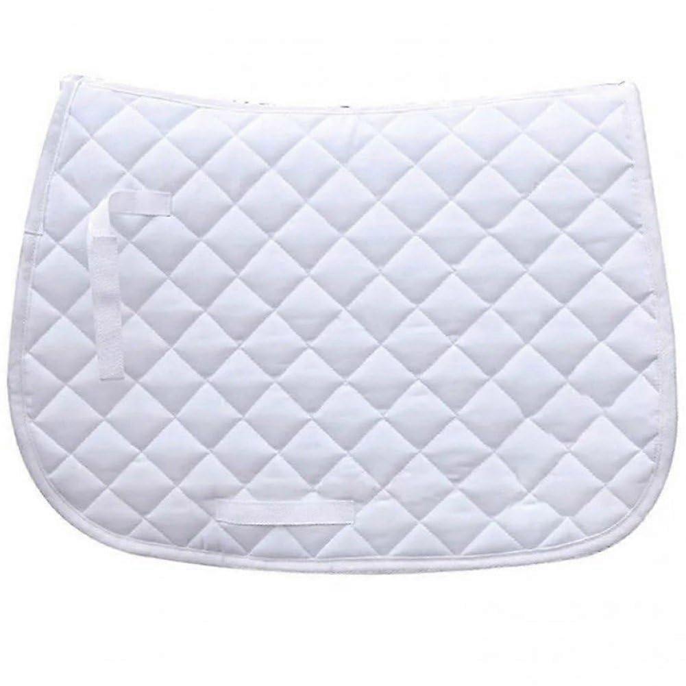 Padding, horse cushion, absorbent, breathable padded seat for stable riding and spine protection, accessories for riding equipment, White.