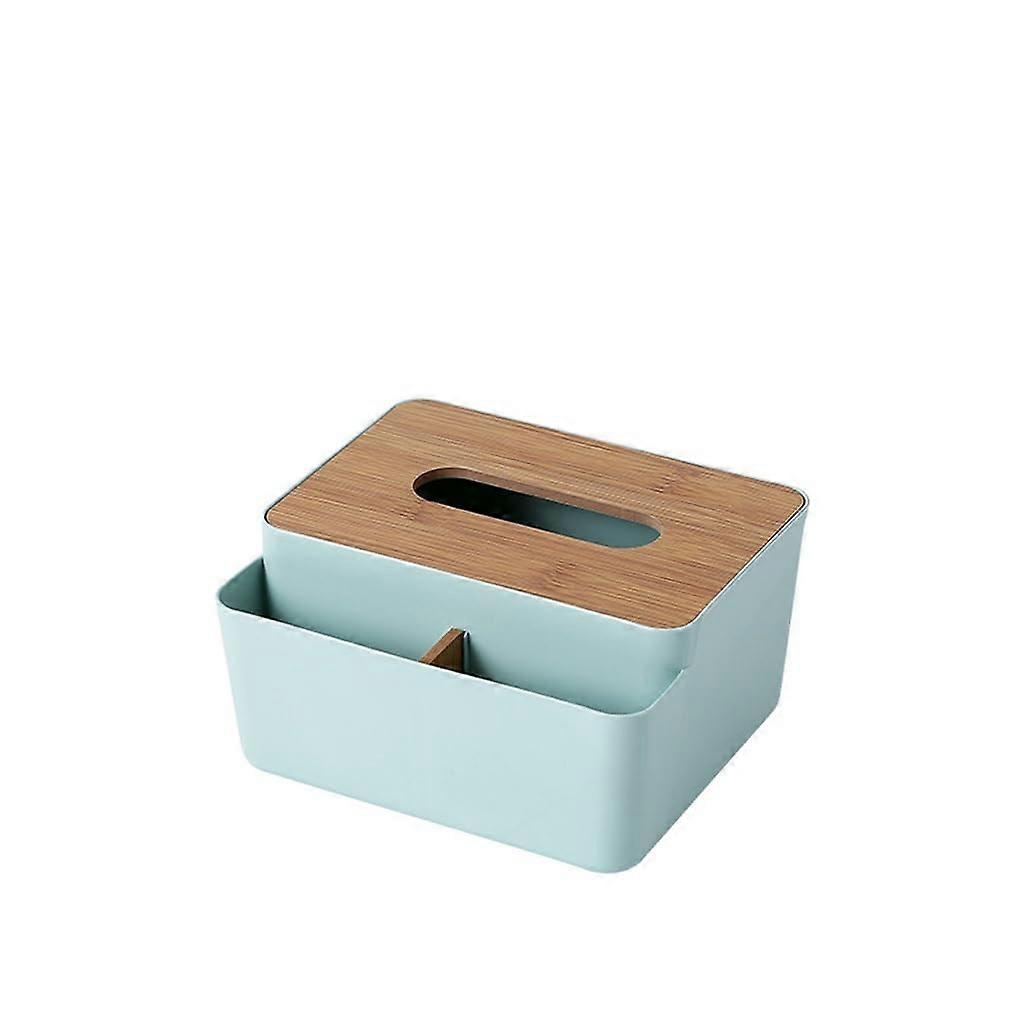 Tissue box, lid, napkin holder, wet wipes, tissues, paper towels, for home and kitchen, decorative (D 18 cm) D 18cm