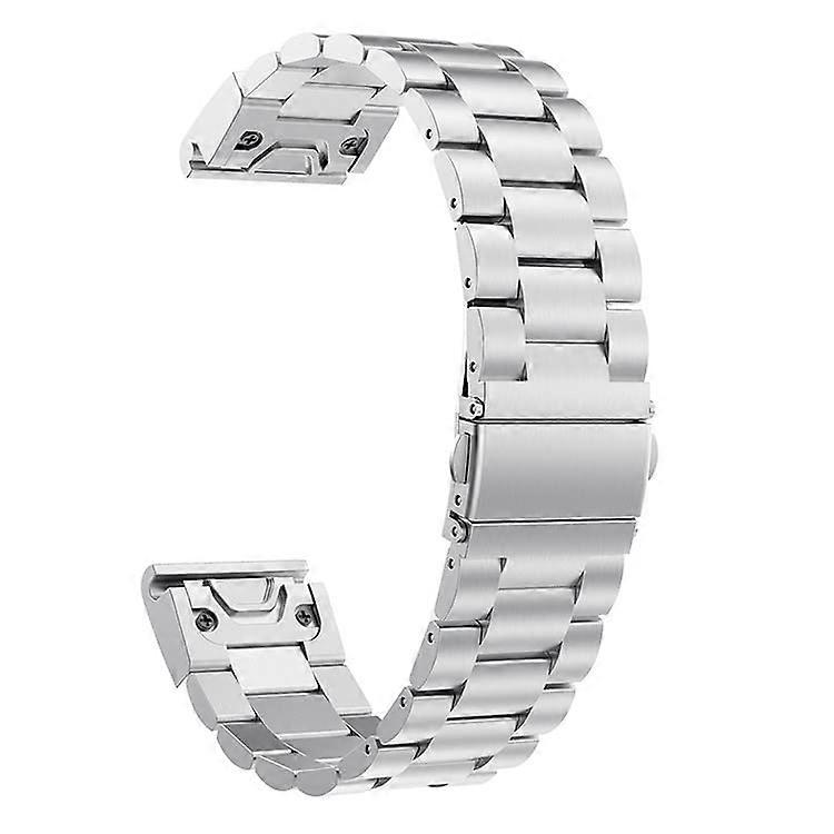 Watch Strap Garmin Fenix 7S 7 7X 6S 6 6X Pro 5S 5X 5 Plus, 20/22/26 Mm Stainless Steel Quick-Release Band