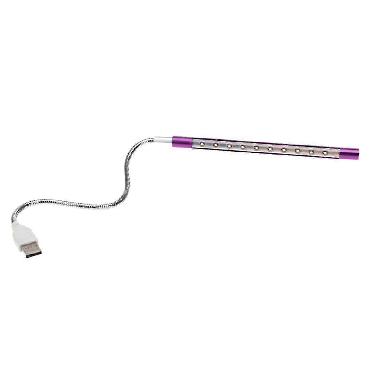 USB LED Table Lamp with Flexible Gooseneck, EyeFriendly Light for Laptop Desk, USBPowered.