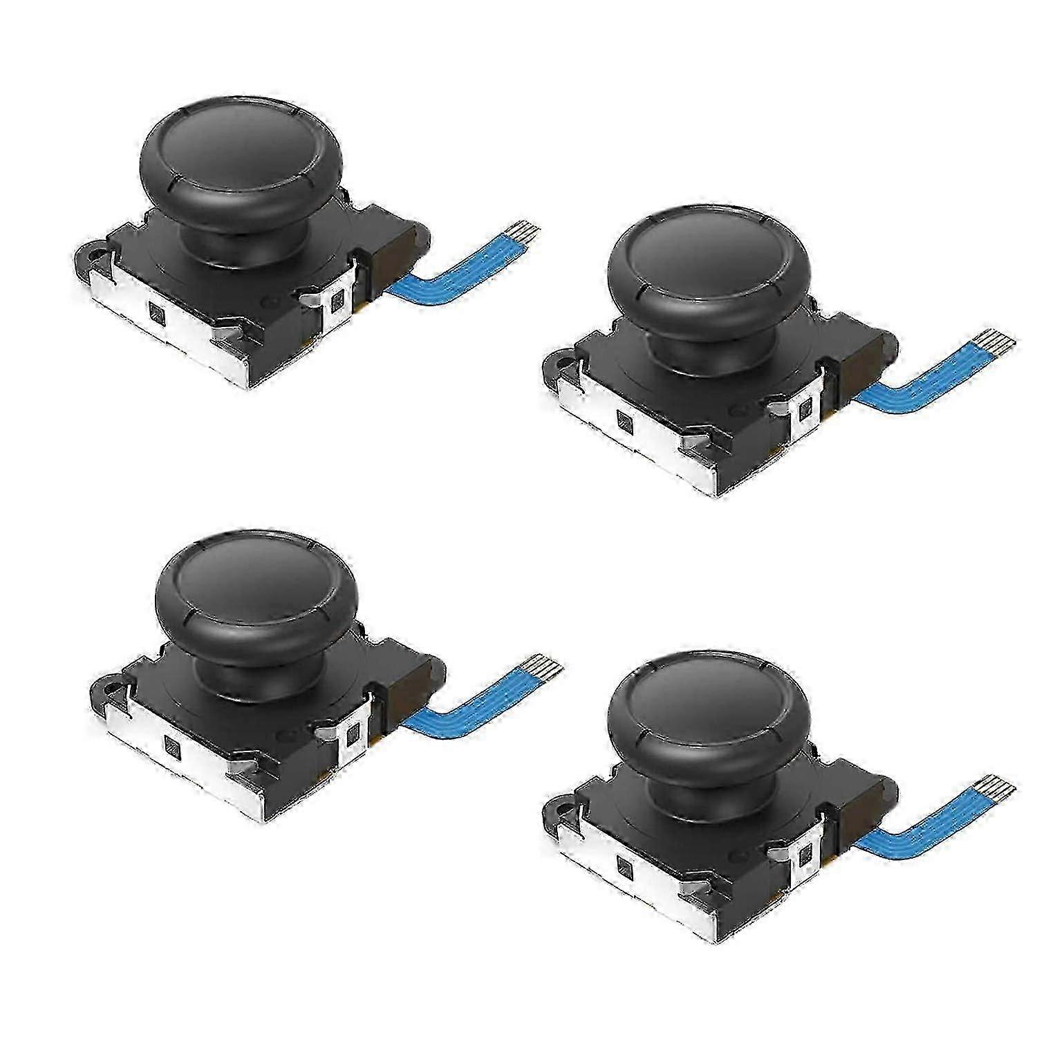 4-Pack Replacement Joystick Analog Thumb Stick Compatible with Switch Joy-Con Controller hwy