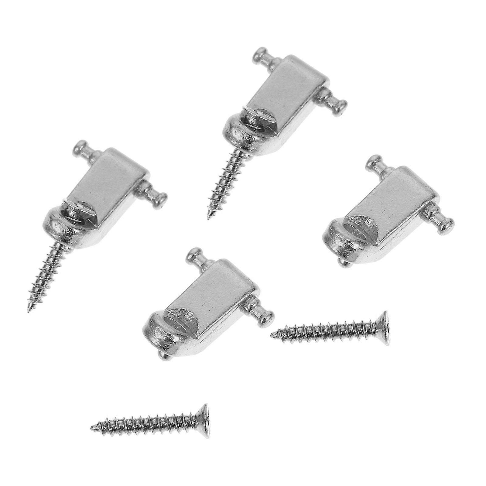 String Tension Control Guitar Roller String Tree Iron 1.5X0.7X0.4CM Replace Damaged Retainer 4Set