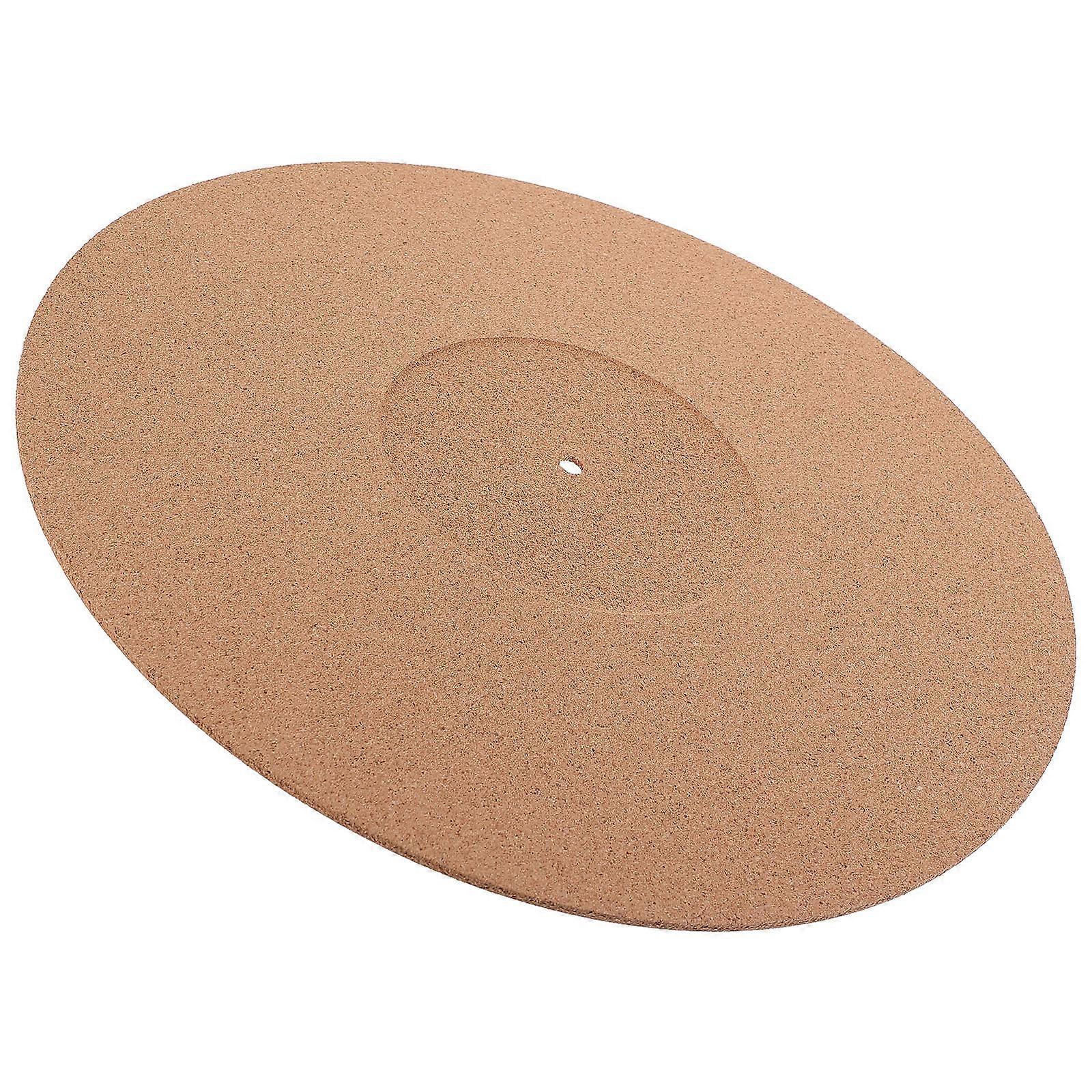 Vinyl Recorder Cork Mat Static Turntable Slipmat Durable Lightweight Sound Enhancing Record Player Cushion Easy to Install Reduces Vibration