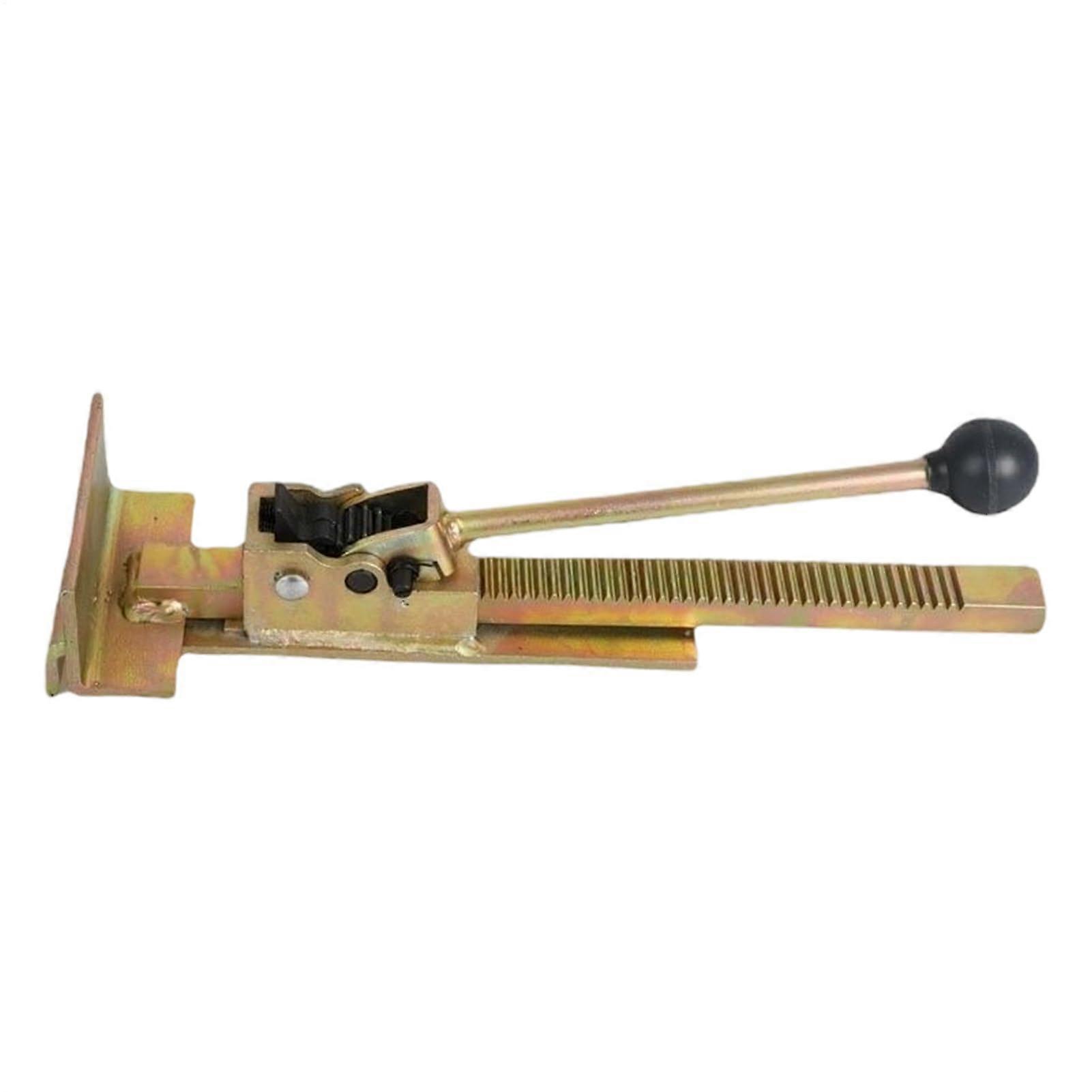 Heavy Duty Cast Steel Adjustable Floor Jack 10x5x35cm Professional Tool for Plank Positioning, Direction, Installation, Assembly and  Flooring