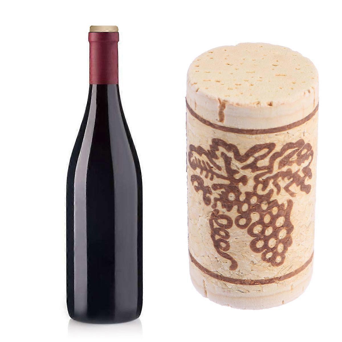 Premium Straight Corks For Anniversaries Easy to Insert Light Brown 2.20 x 2.20 x 4.40 Cm 10Pcs