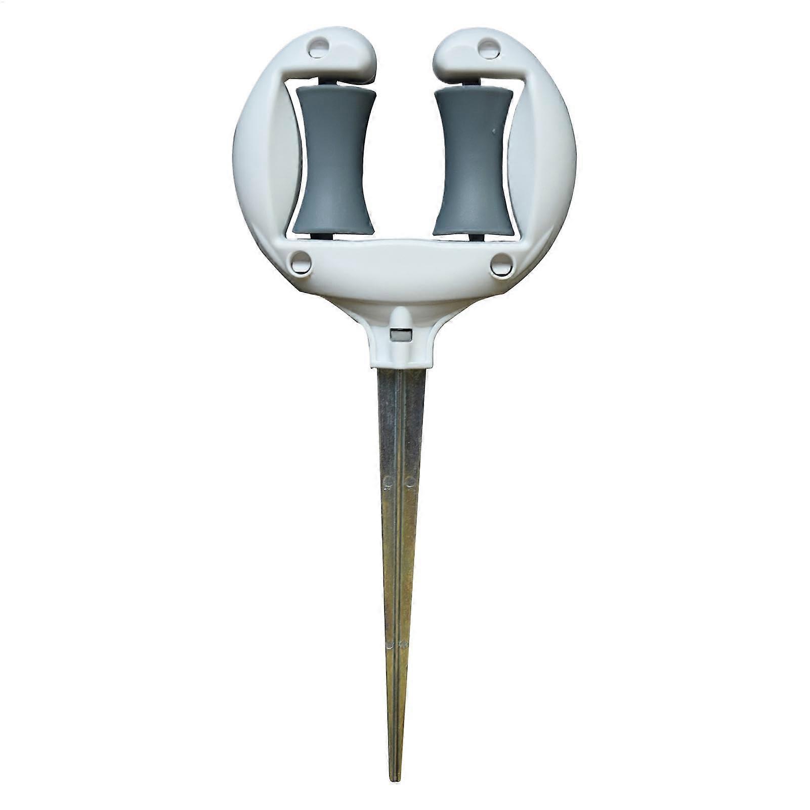 Garden Hose Guide Spike Metal Stake, Heavy-Duty Design, Multifunctional, Protects Plants, Guides Hose