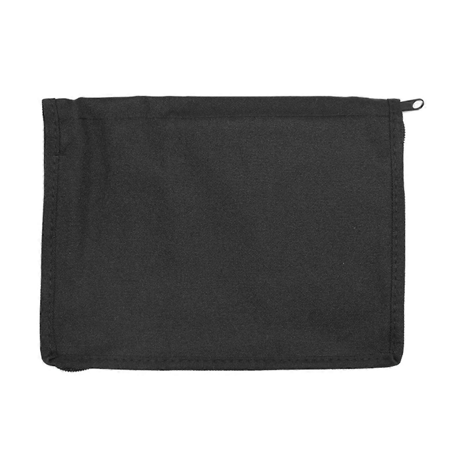 Portable Car Document Organizer With Multiple Pockets And Secure Zippers Glove Box Compatible Manual Folder