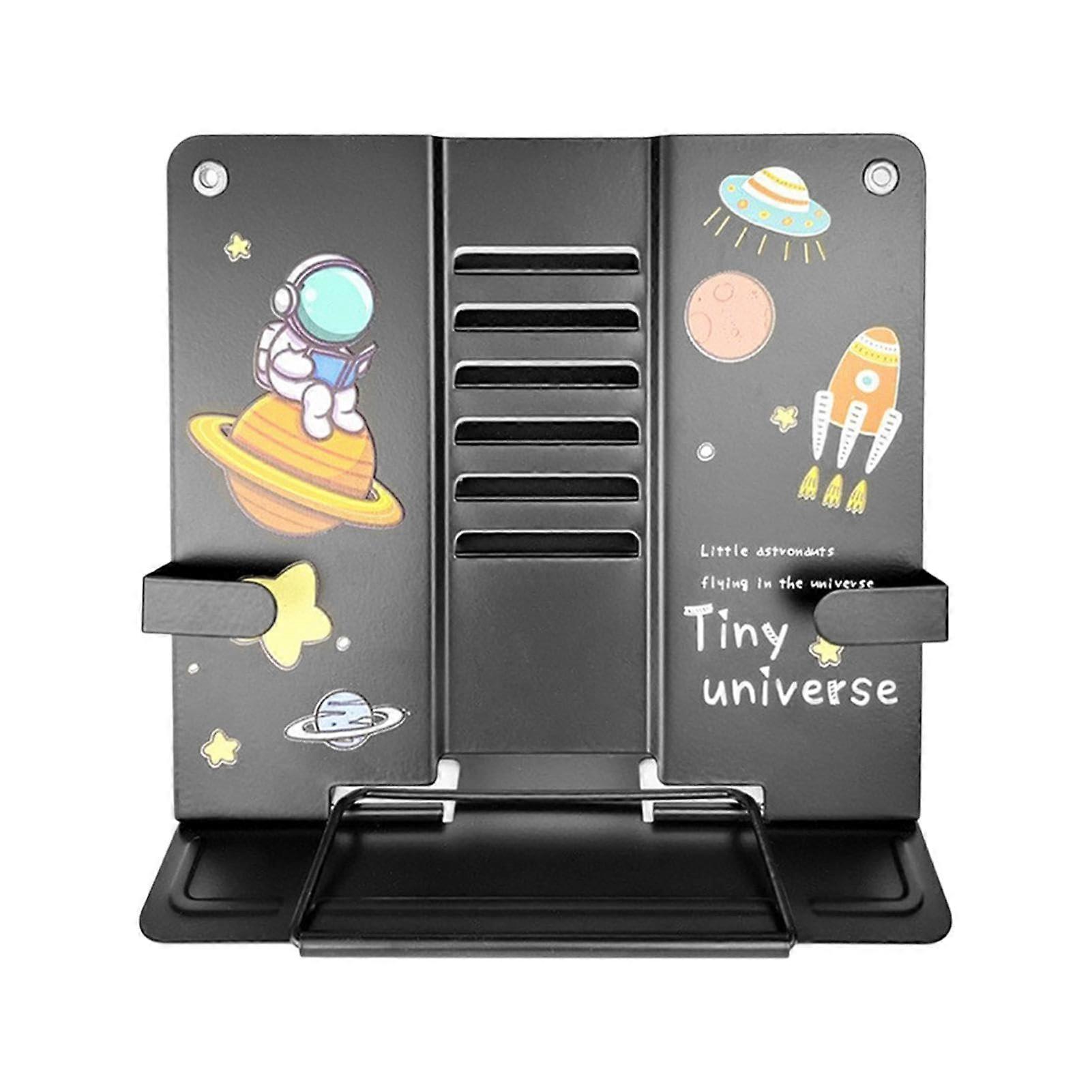 Metal Foldable Book Holder, Adjustable Reading Stand for Textbooks, Documents