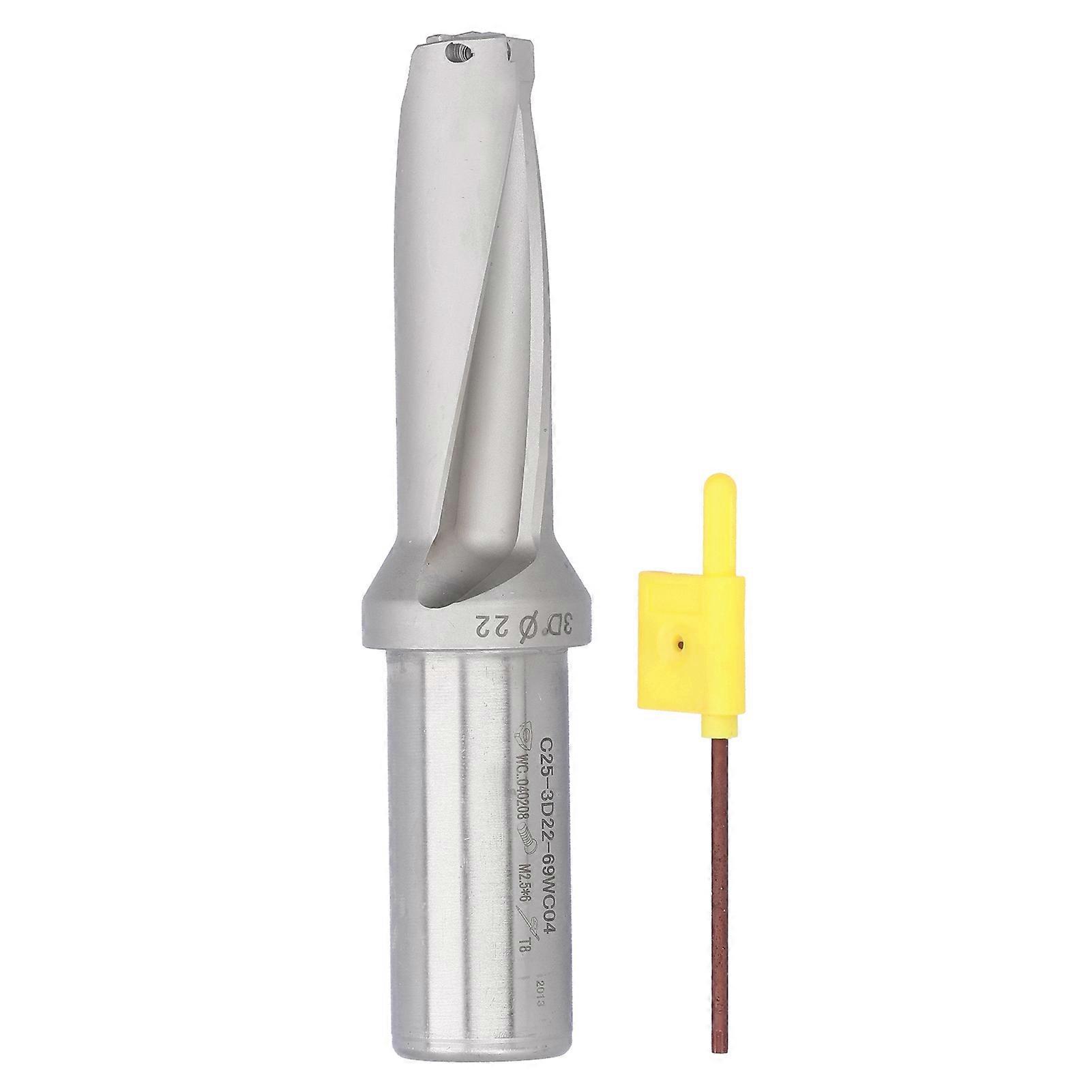 U Drill Tool Holder Carbide CNC Tool Holder Lathe Accessories C25‑3D22‑69WC04 25mm