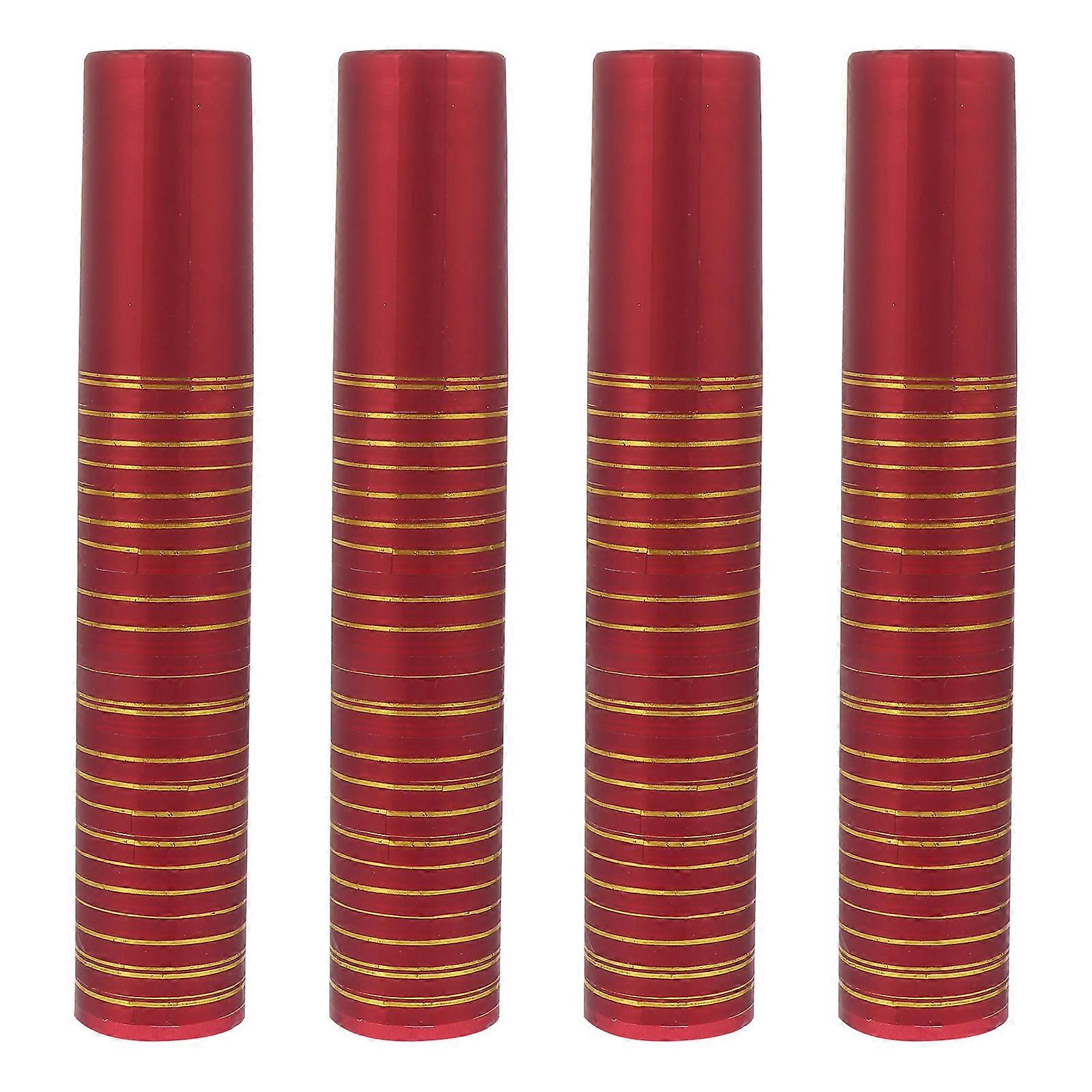 100Pcs Heat Shrink Sealing Cover for Wine Bottles Thickened Mouth Protector Red PVC