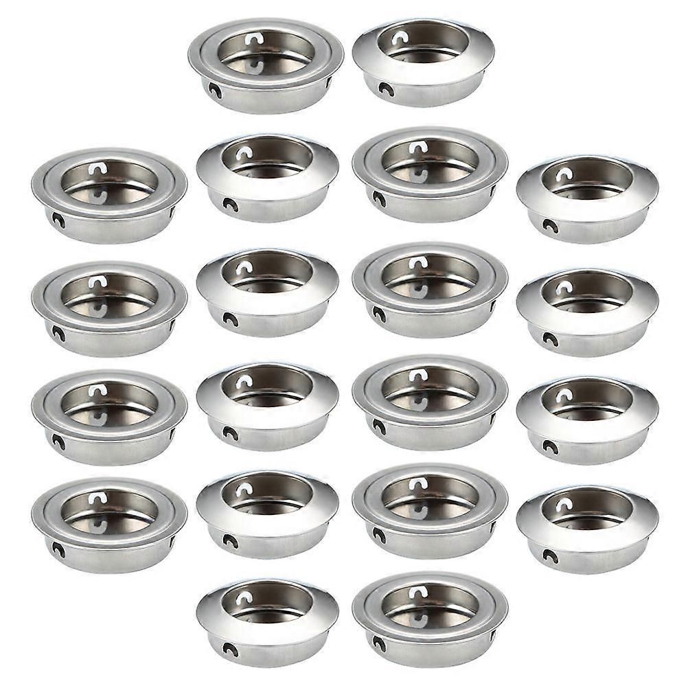 40pcs Flush Invisible Pull Handles for Doors and Cabinets – Easy Installation, Durable Design for Internal Wardrobes and Cupboards