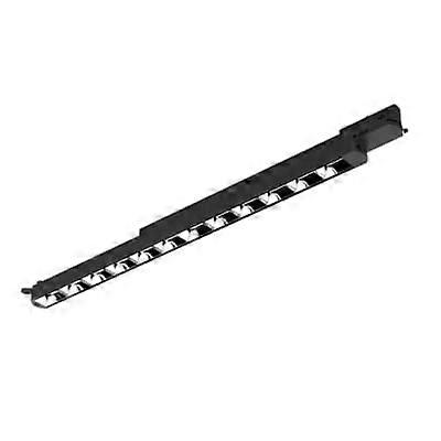 LED Linear Reflector 3 Phase 16W 65cm Black Spotlight for Light Rail System Modern Linear Design Energy Efficient