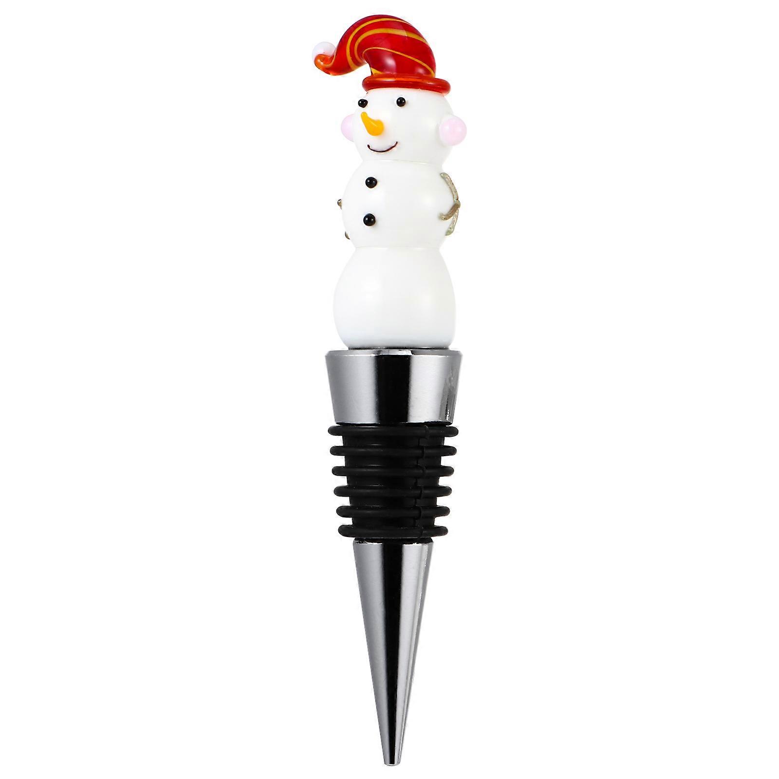 Sealing Plug Snowman Shape Air-Tight Seal Zinc Alloy Enthusiasts 1Set