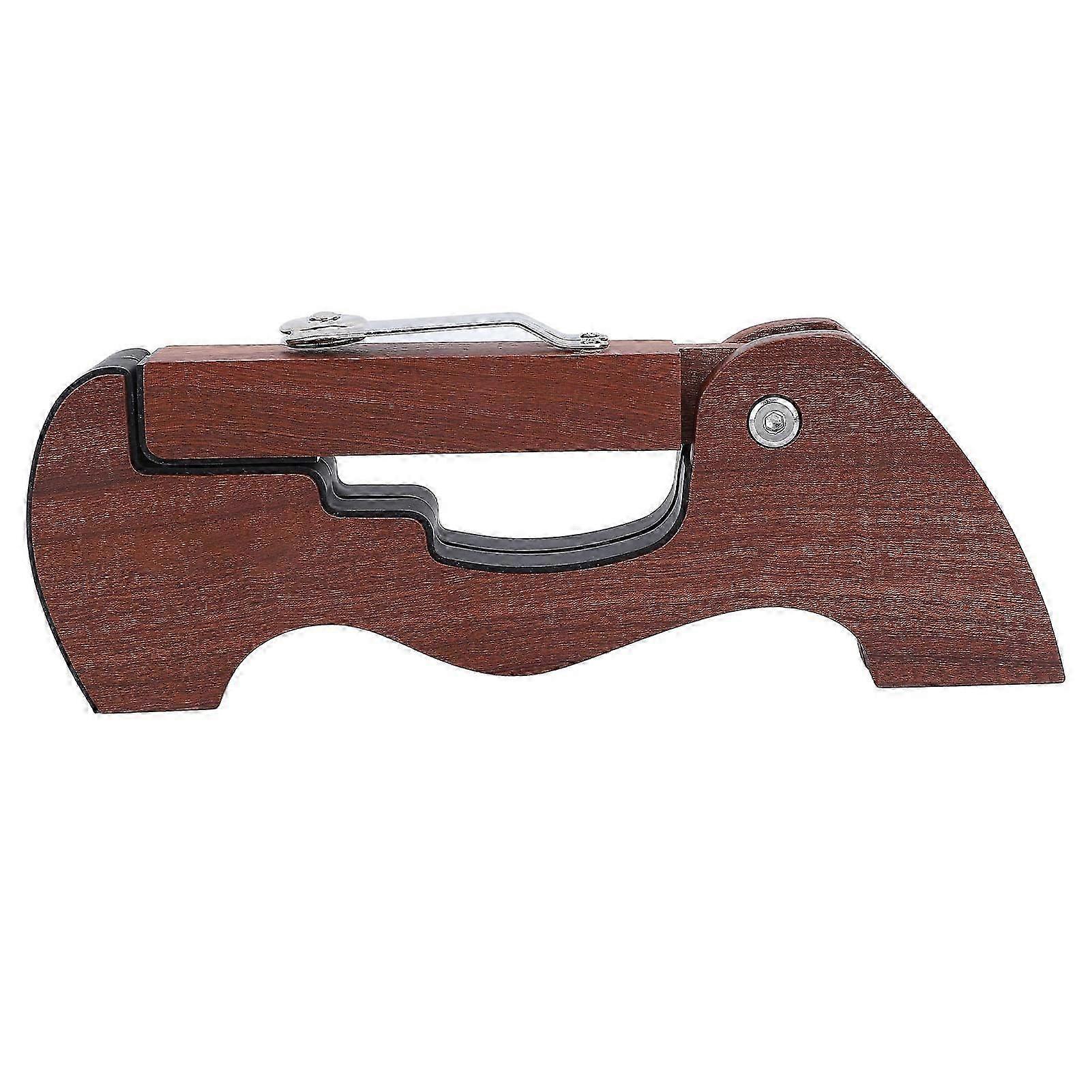 Supporto pieghevole regolabile in legno con telaio ad A per chitarre acustiche, elettriche e ukulele