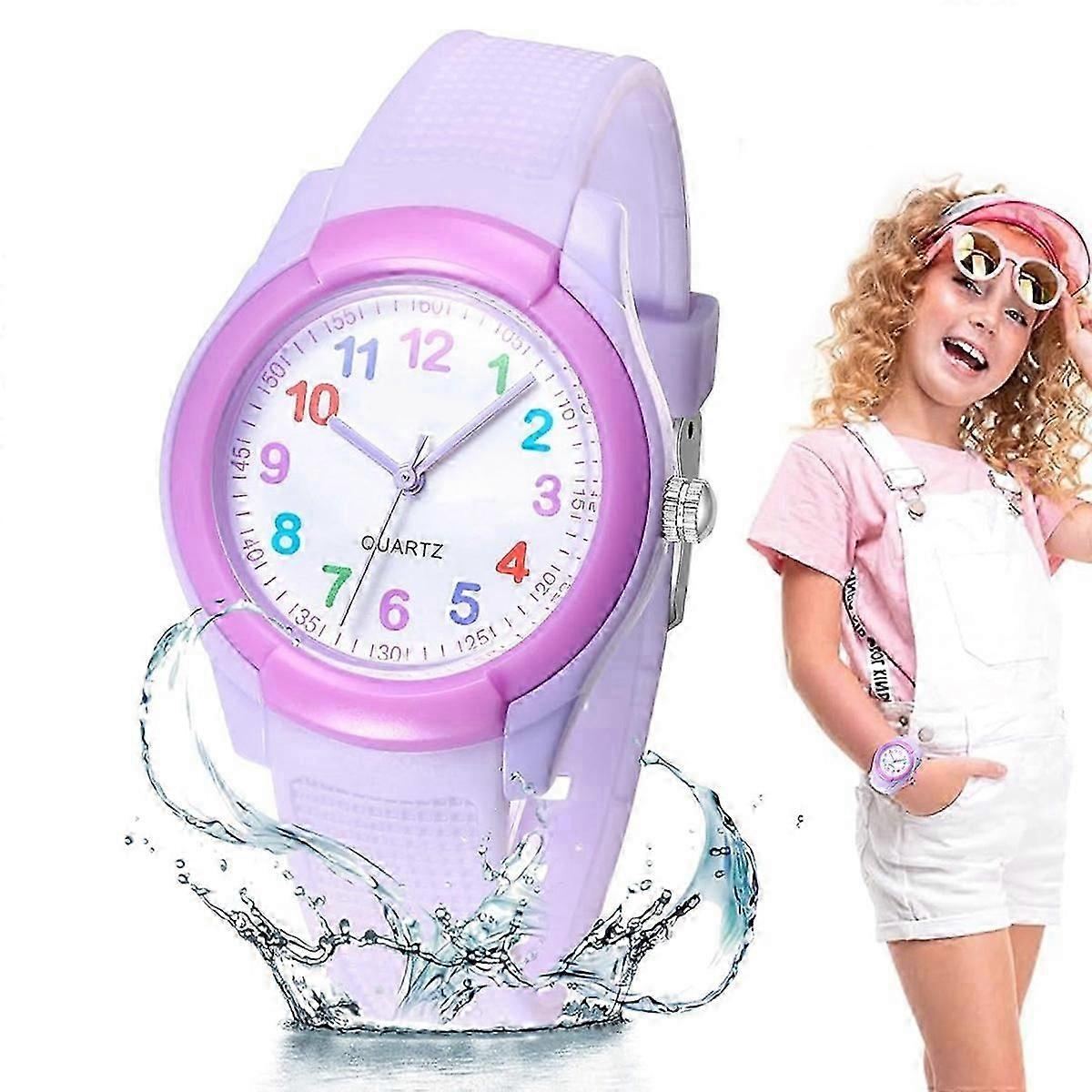 Analog klocka, Vattentäta armbandsur, Barn