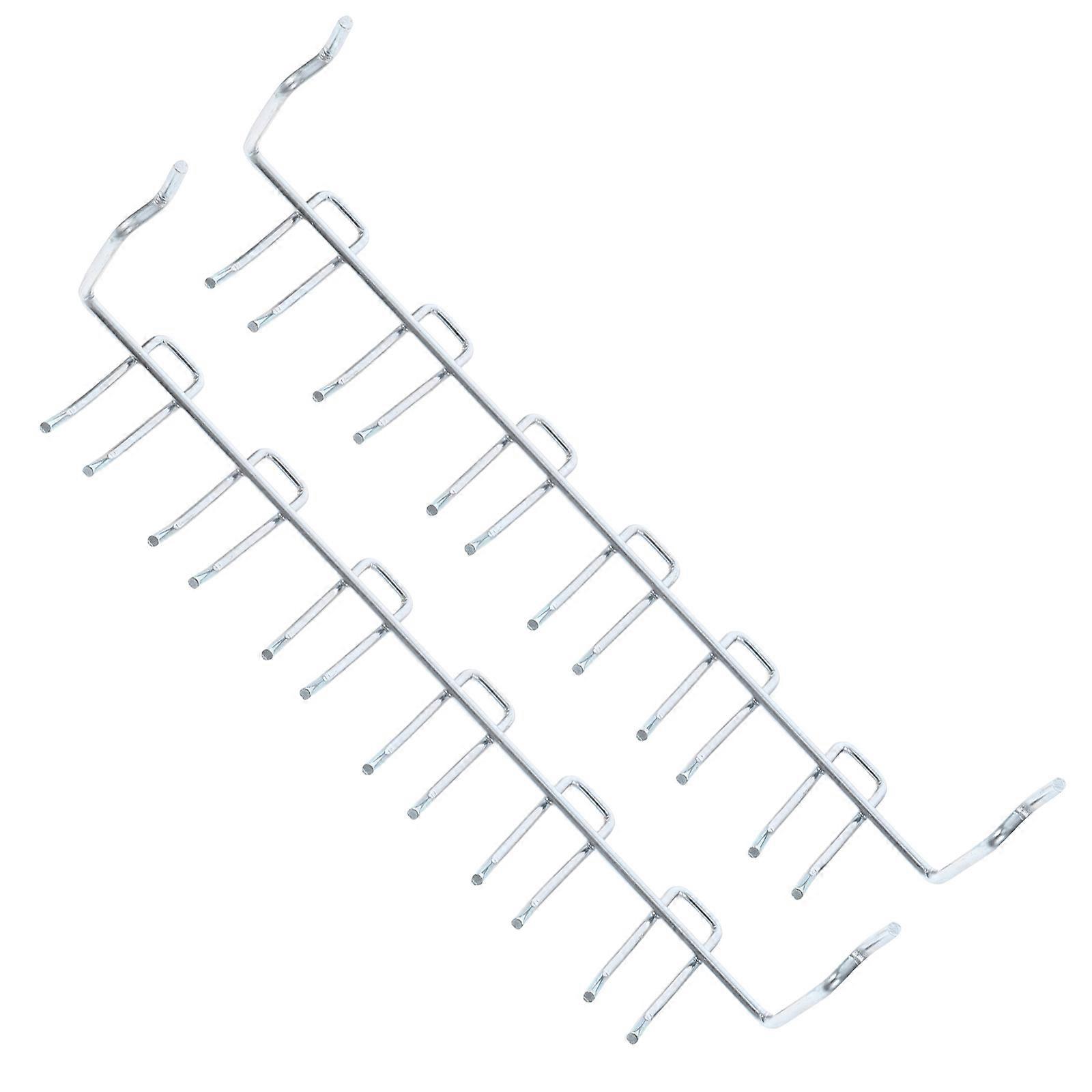 Heavy Duty Pegboard Hooks Multi Prong Tool Storage Hangers for Garage Workshop Organization Space Saving Utility Wall Storage Hooks