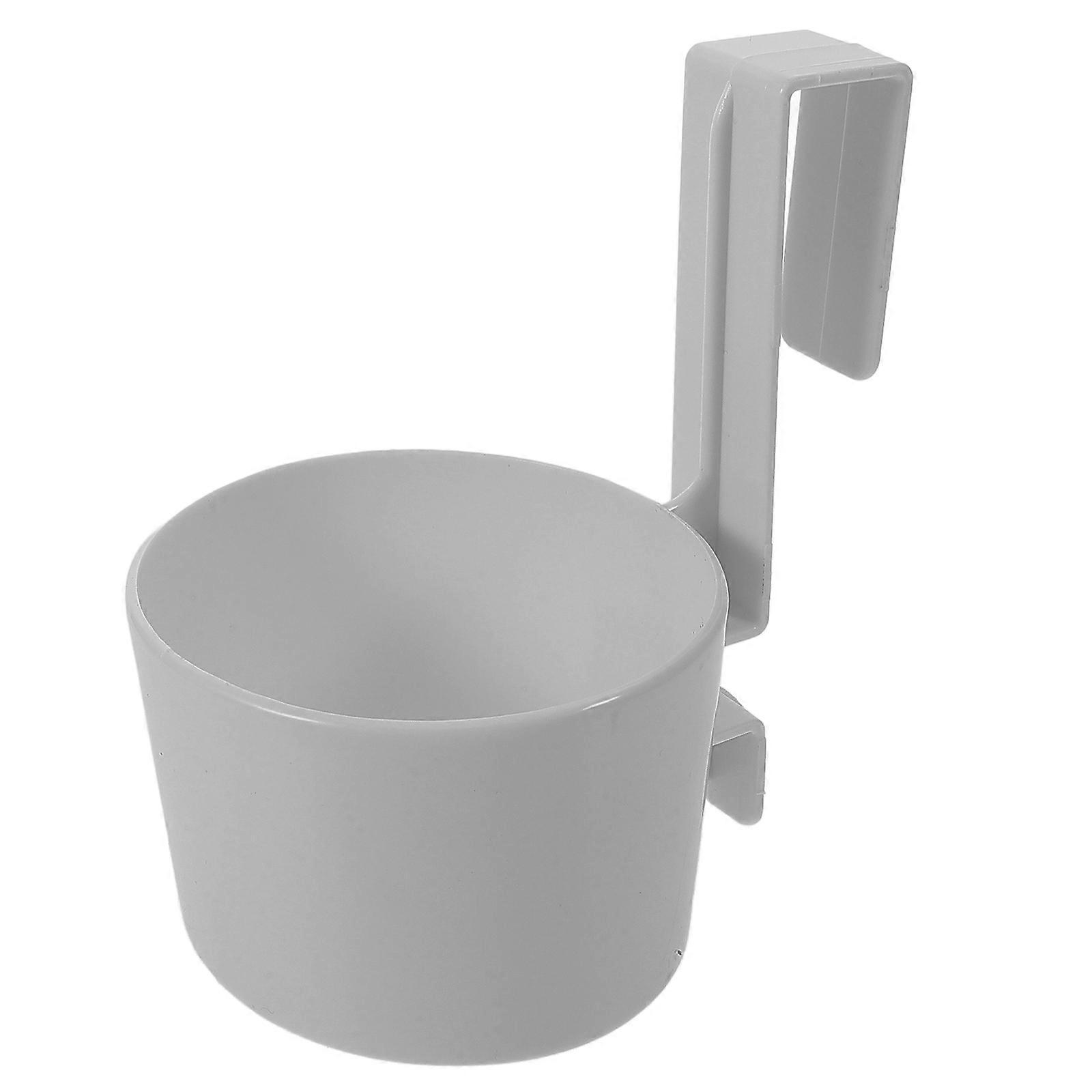 Hair Dryer Stand Wall Mount Storage Rack For Bathroom Use ABS 5.1×4.7×3.7in 1Set