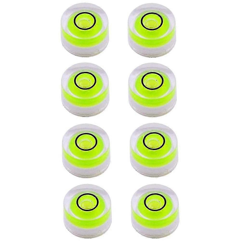 2025 Latest Model 8pcs Mini Circular Bubble Spirit Level Levels Inclinometers For Leveling