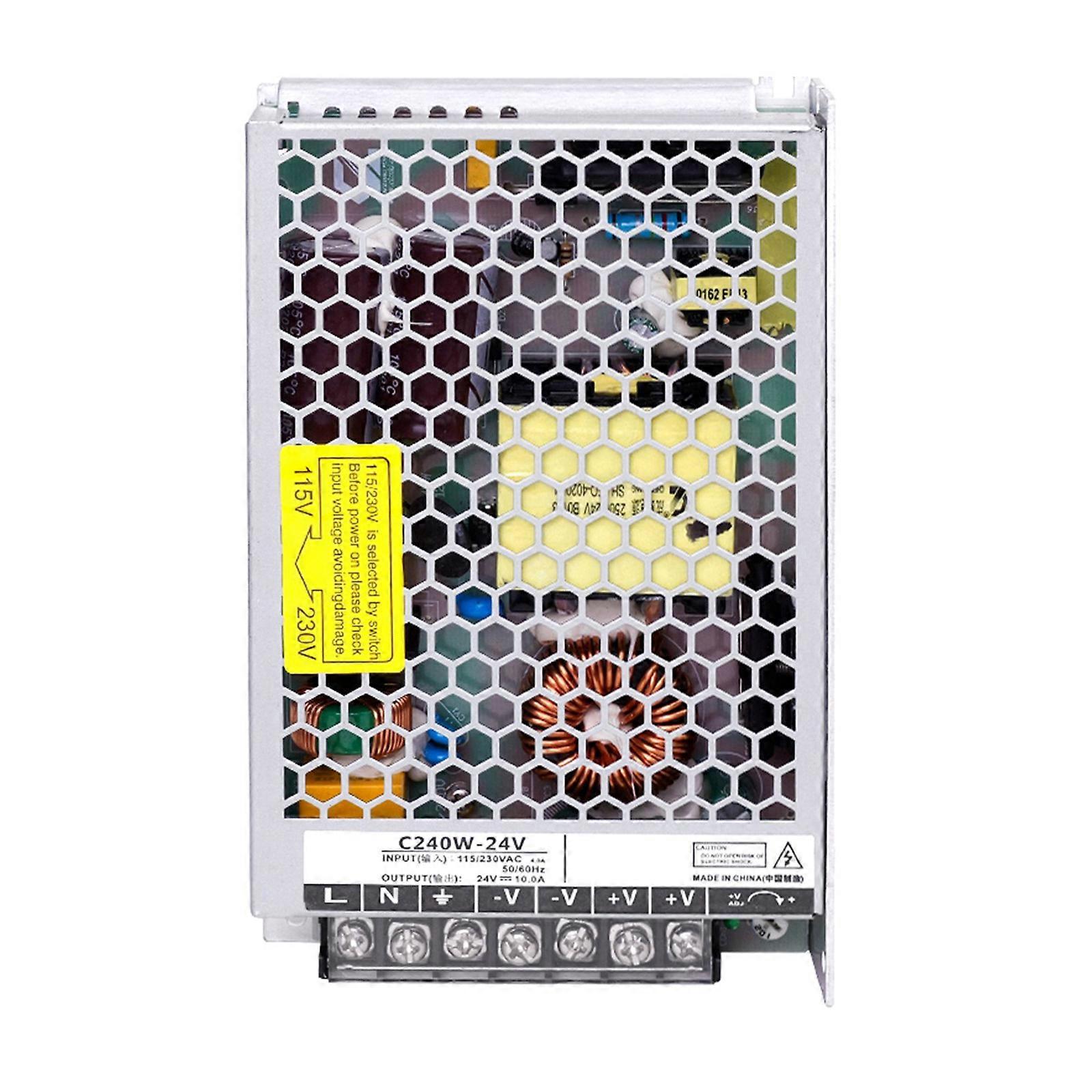 Metal 24V Power Supply For 3D Printers Optimized Meshed Structure Efficient Heat Dissipation Compactly Size Quiet Functionality Multicolor