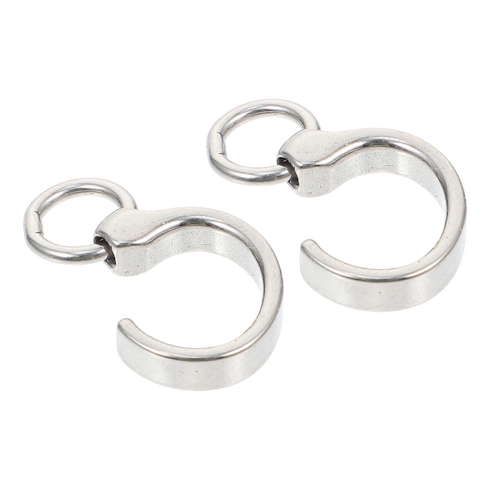 Multifunctional Bird Ankle Accessories Set Of Parrot Foot Chains Suitable For Daily Use Crafted From Stainless Steel 1 Pair