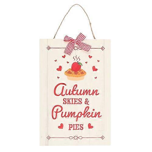 Something Different Autumn Skies & Pumpkin Pies Hanging Sign