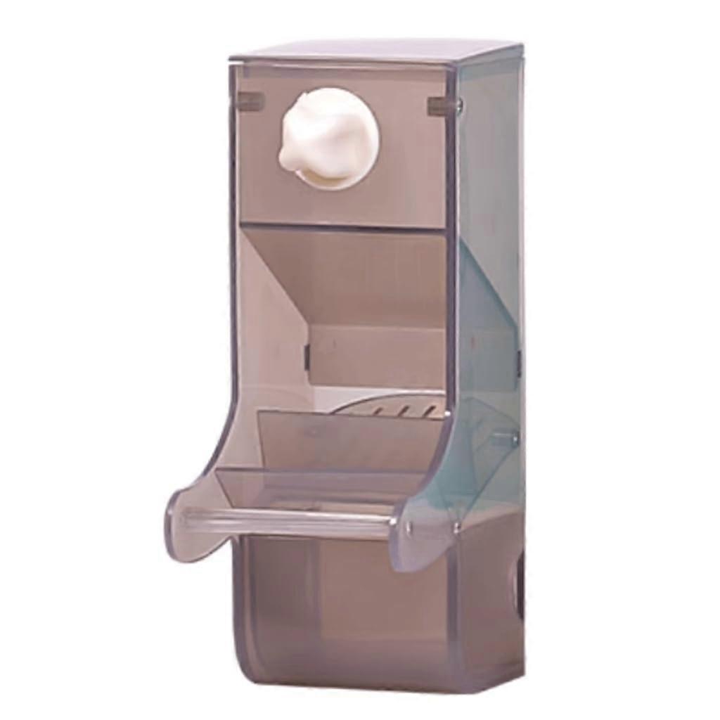 Automatic bird feeder dispenser for parrots, parrot cage, hanging type, splashproof, bird food container, seed separator, feeder for household use