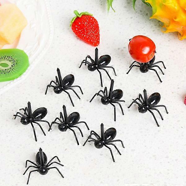 12 PCS Ants Moving Shape Fork Ants Moving Fruit Fork Cake Insert 12pcs