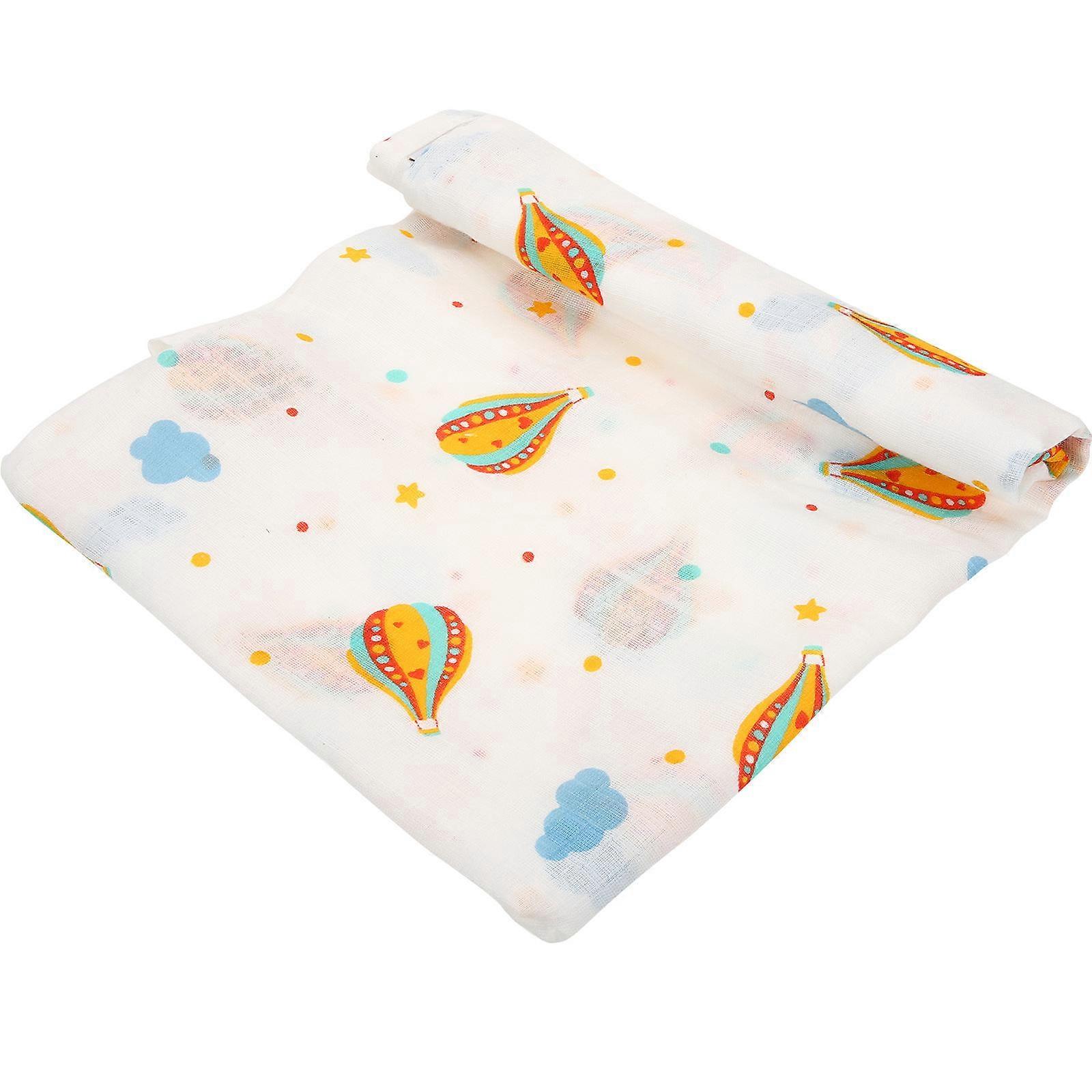 Stroller Sun Shade Cover Multi Functional UV Protection Accessory, Lightweight Breathable Design with Hot Balloon Pattern for Outdoor Use