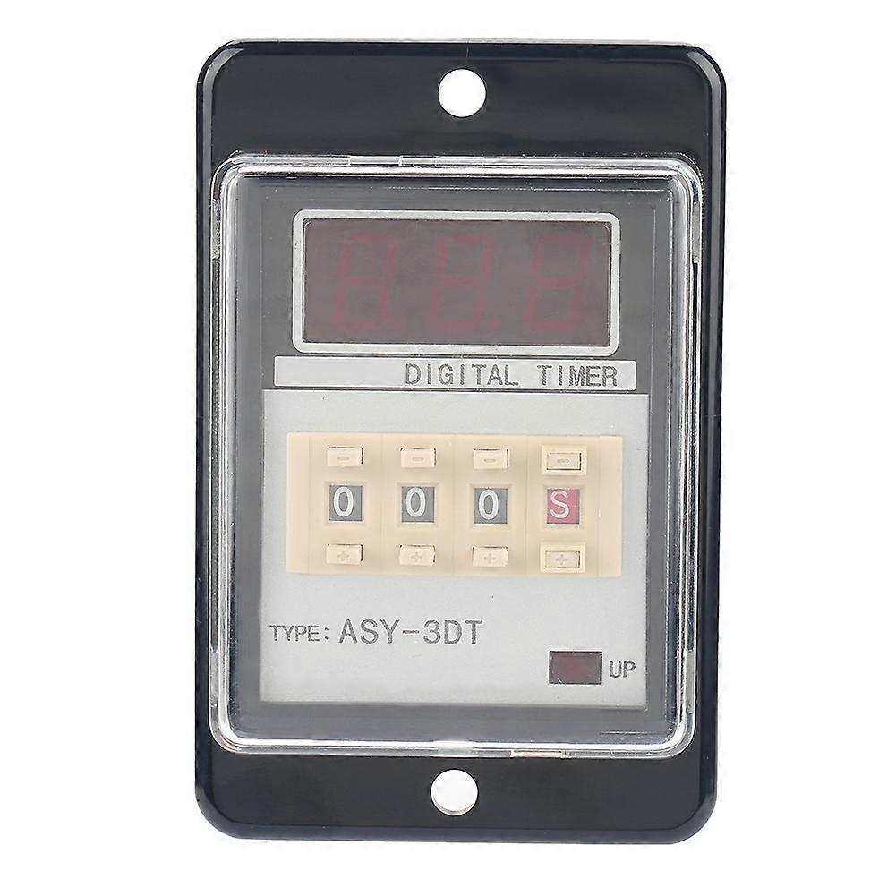 DC 24V AC 110 Multifunctional Digital LED Display Timing Relay 0.01 - 999 5AAC with Time, Digital, Electric, Timer and LED Display Features