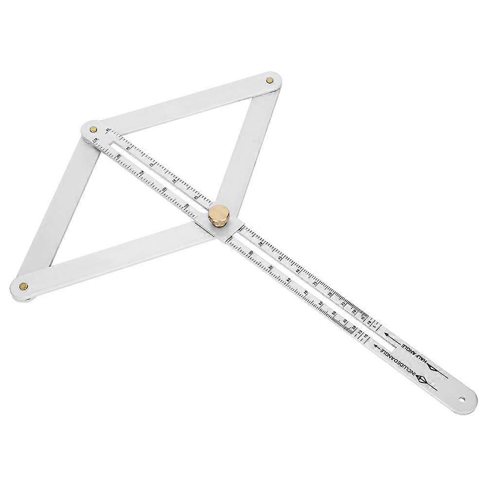 Goniometer Ruler 15Inch Stainless Steel Angle Measuring Tool for Woodworkers, Suitable for Projects and Construction Workers