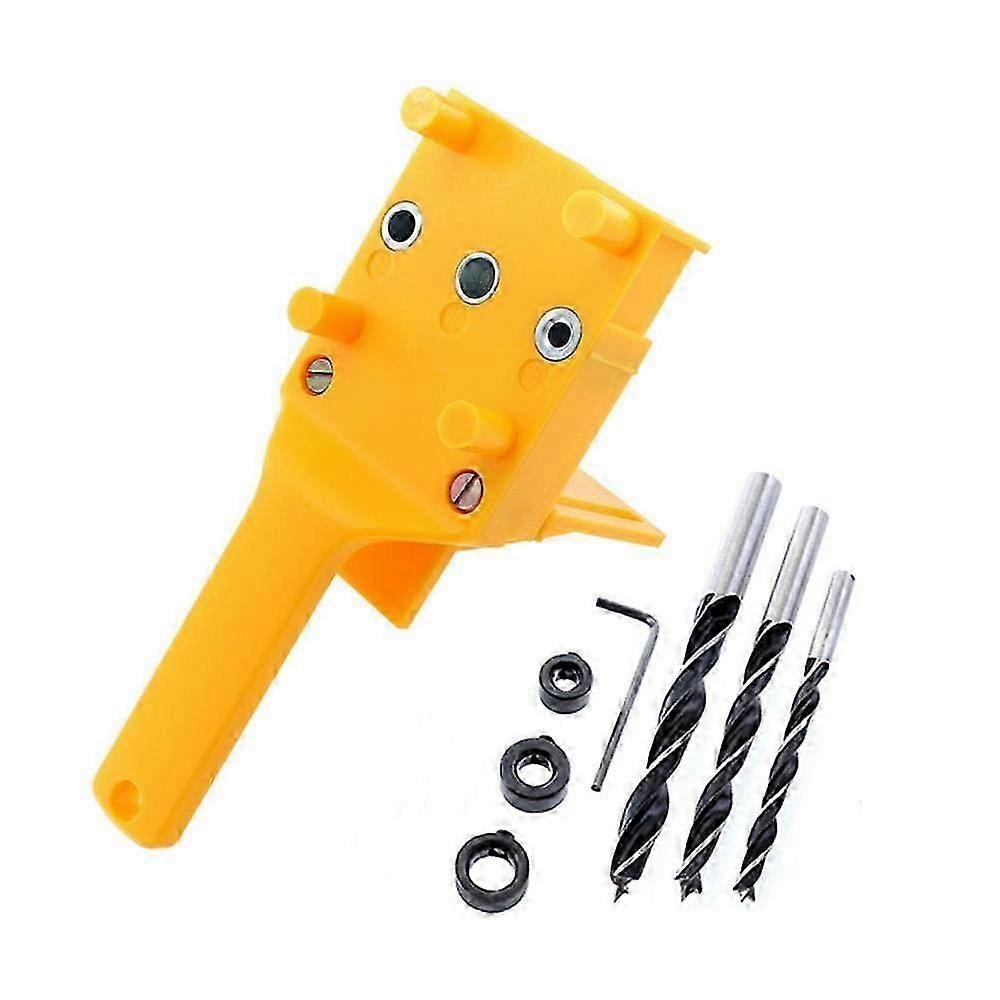 Dowel Jig Set Guide With Dirll Bit Pocket Hole Jig