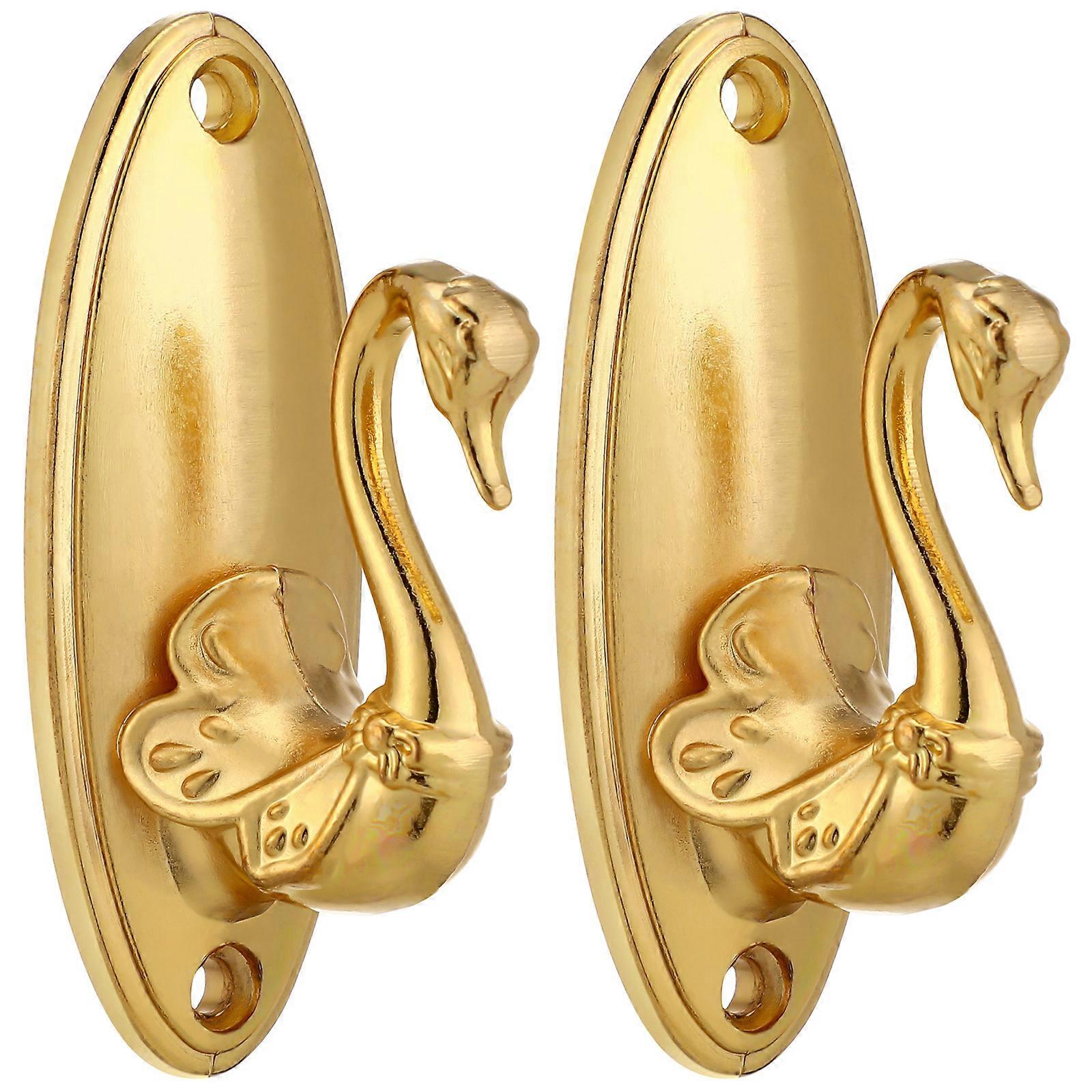Elegant Curtain Hooks Zinc Alloy Tieback Holdbacks for Curtains 9.00X3.50X3.50cm
