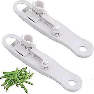 2 Pcs Runner Bean Slicer, Green Bean Stringer, Hand-Held Multi-Functional French Style Cutter - Essential Kitchen Tool