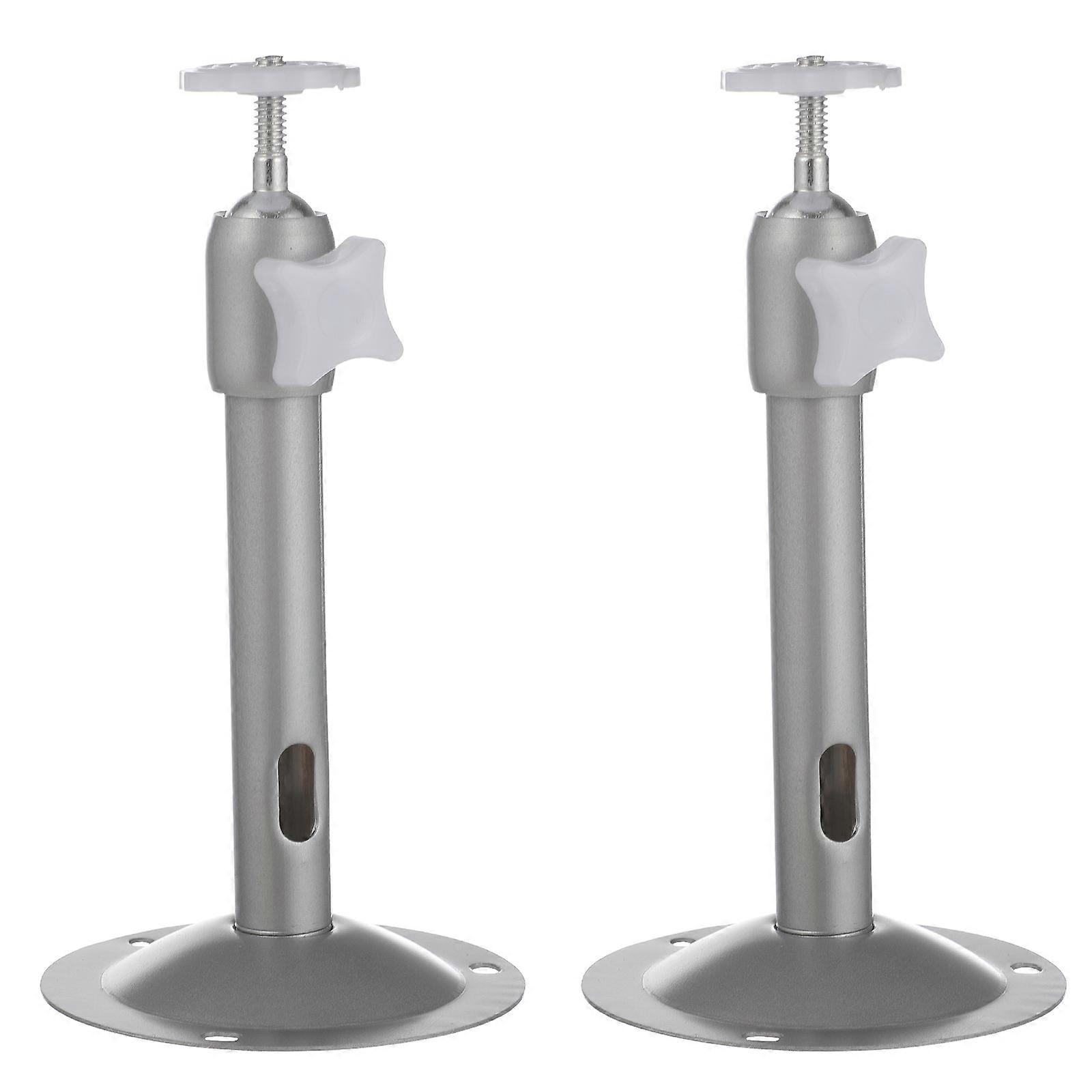 Rotating Camera Mount Indoor Outdoor Security Users Durable Aluminum Alloy 2Pcs