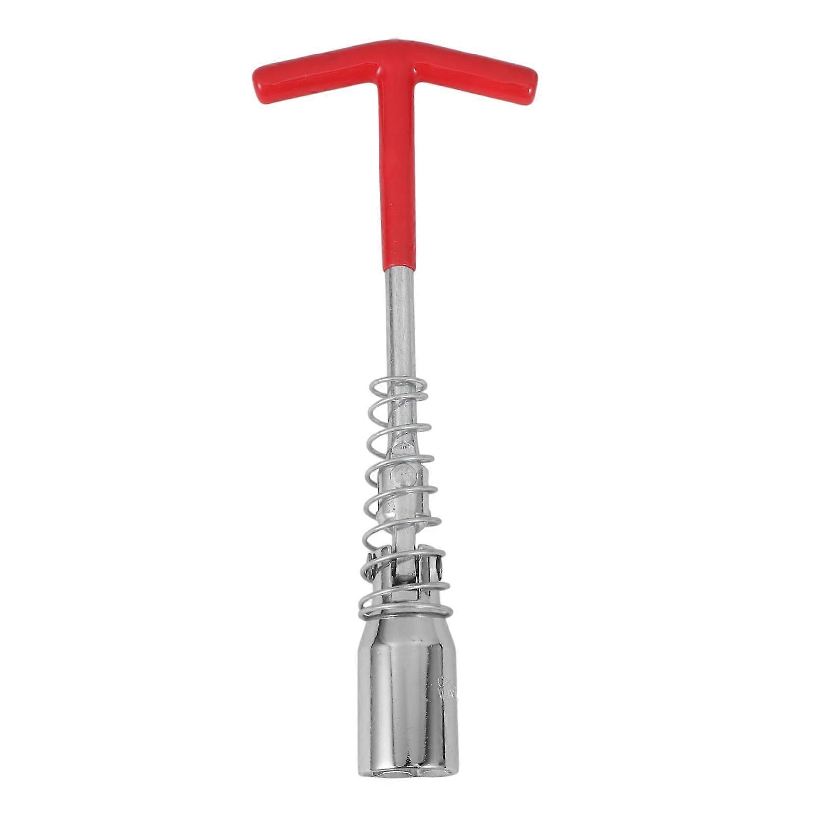 Spark Plug Socket T-Handle 21mm Auto & Motorcycle, Robust Steel Construction, User-Friendly Design, 21.4 X 8.80 X 2.3 Cm