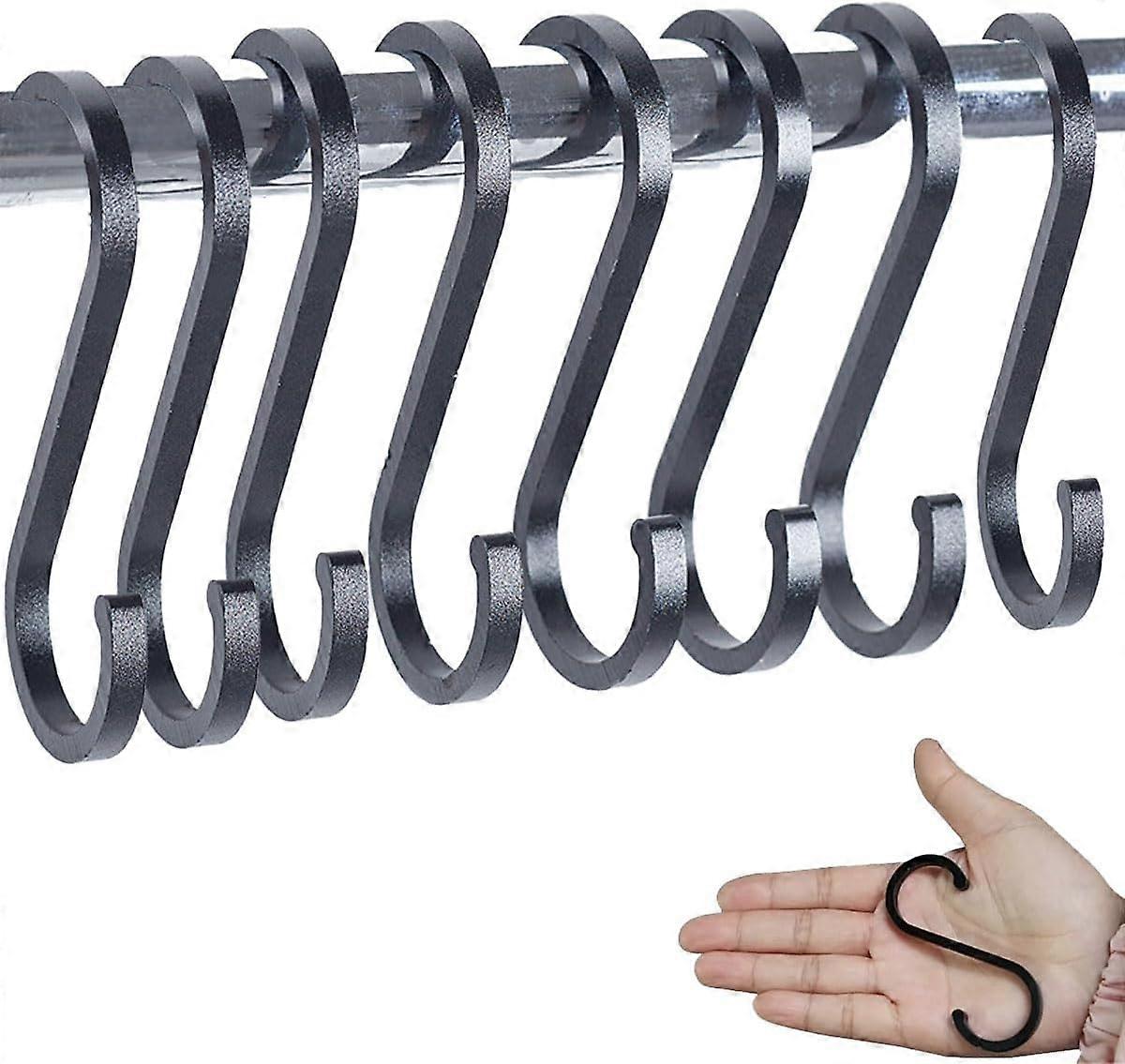10 Pieces Flat S Hooks Hanging Heavy Duty Kitchen Hook, S Hook