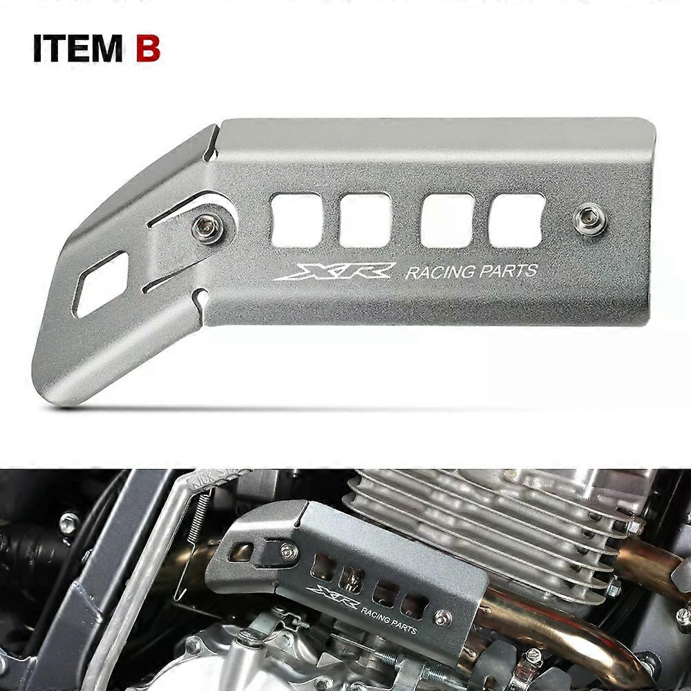 Applicable For HONDA XR250R XR400R Motorcycle Front Manifolds Exhaust Pipe Protector Muffler Heat Shield Silencer Guard Cover XR 250 400 R