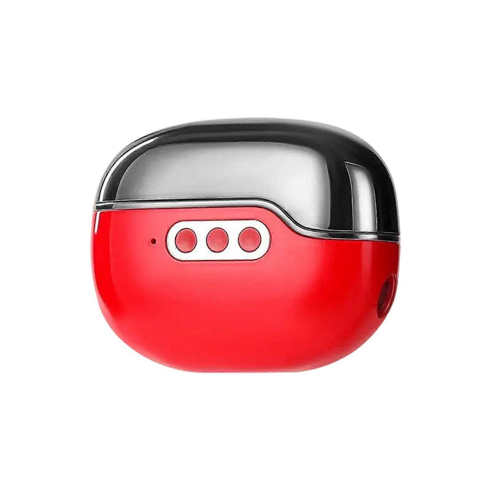 Electric Nail Clipper with Automatic Nail File Trimmer, Rechargeable Fingernail and Toenail Grooming Tool, 3.35x2.76x0.79 inches, Red