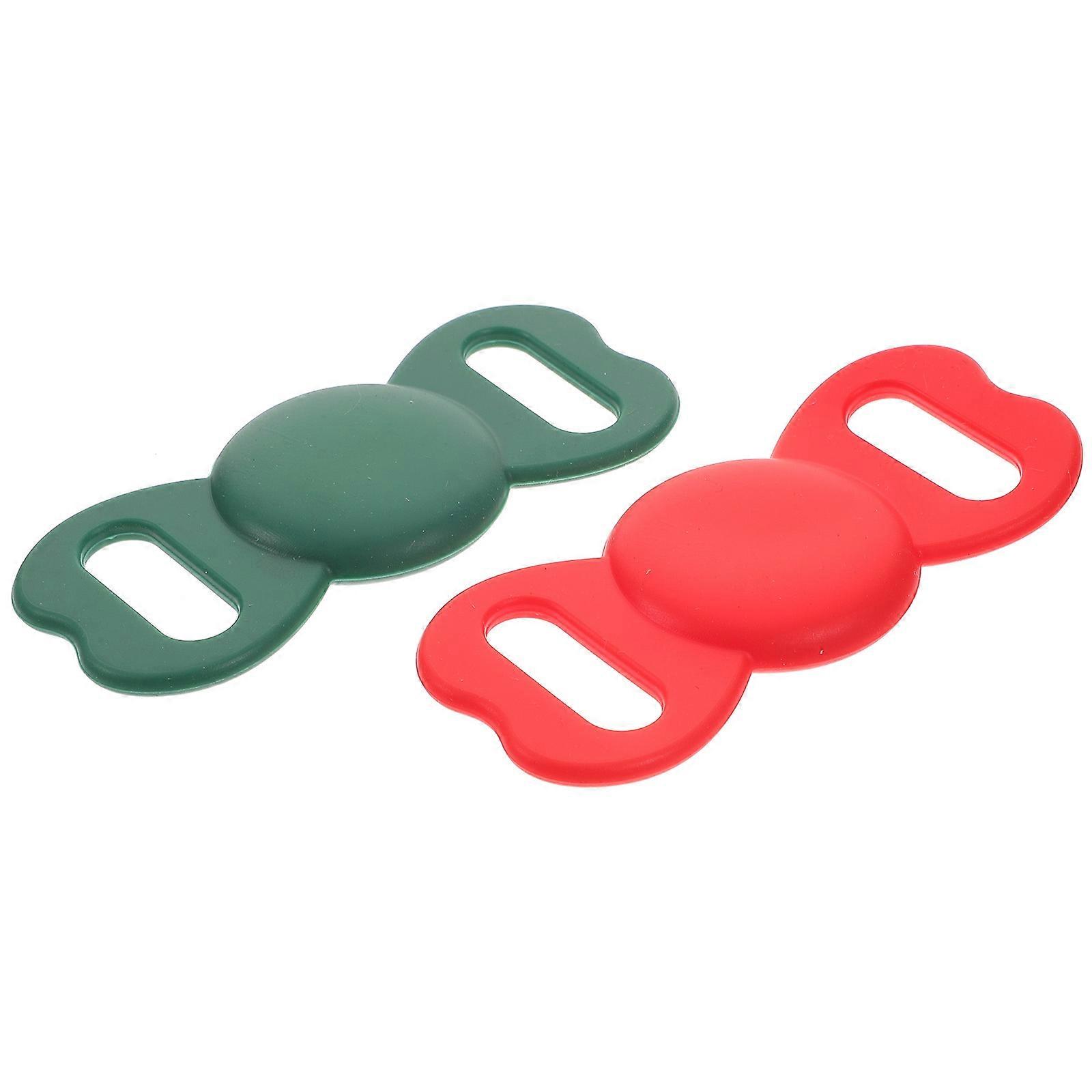 2Pcs Colored Anti-Lost Covers Protective Cases For Compatible With Pet Owners And Tech Users Lightweight .5X4Cm