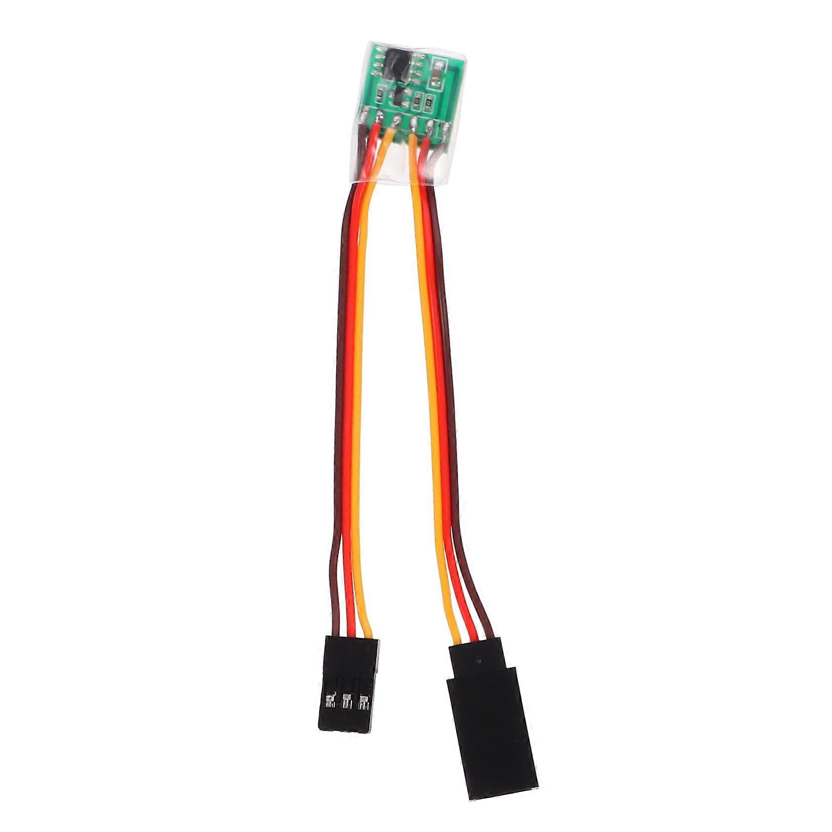 Servo Signal Reverser For RC Steering Gear Rotation Reversal Models Compatible With Various Servo Brands User-Friendly