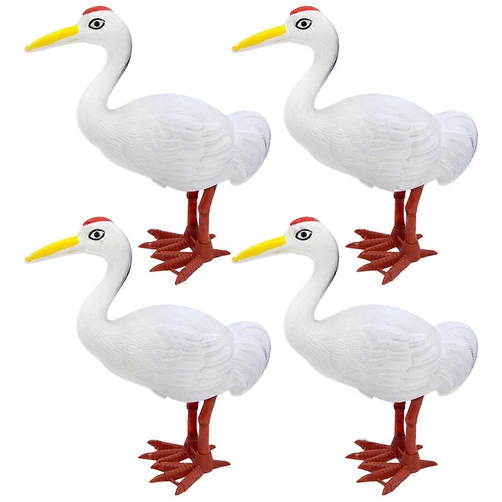 Wind Up Toys Crane Flipping Clockwork Gifts for Children Assorted Color 4Pcs