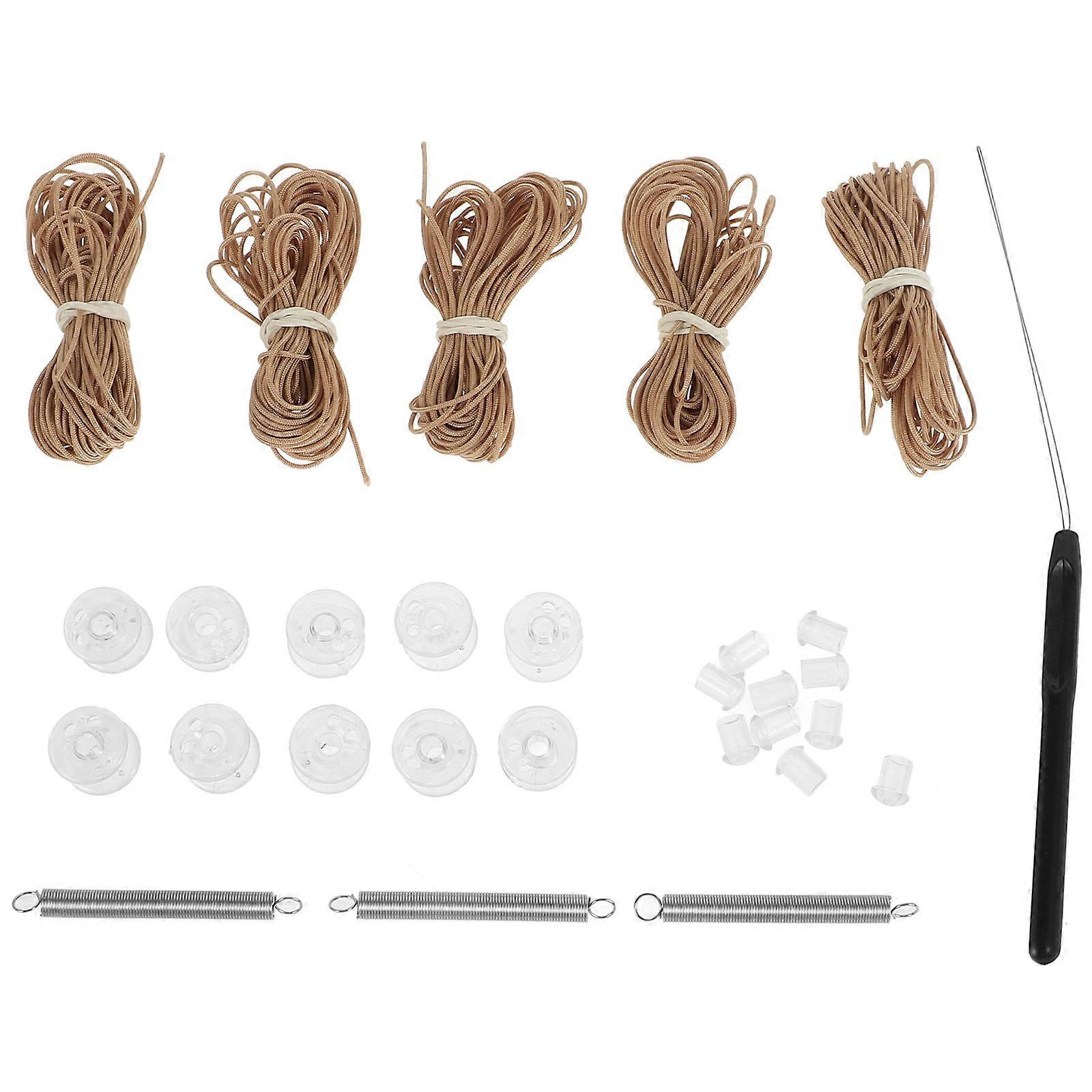 RV Pleated Shade Repair Kit with POM Material and Brown Color for Home Use 1 Set