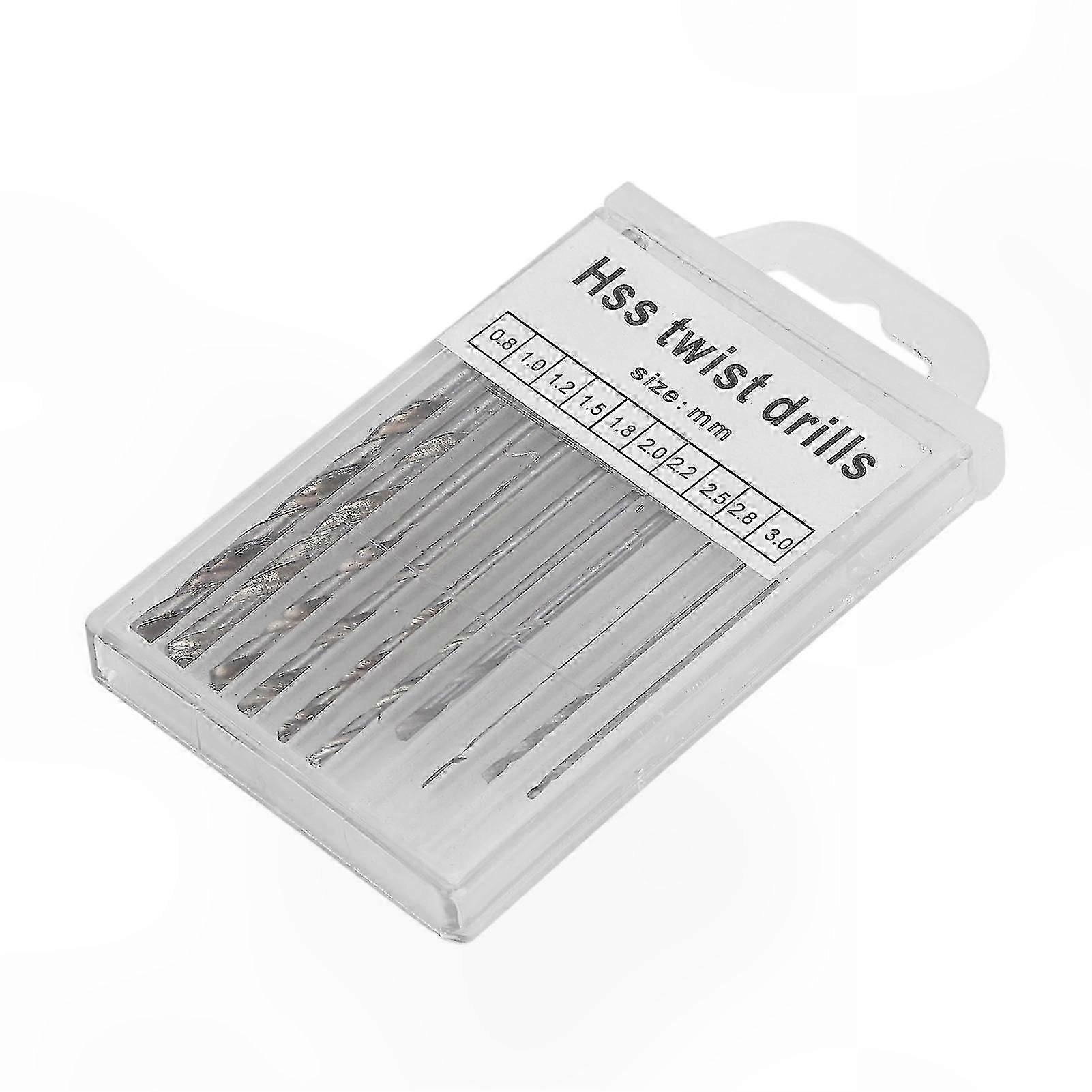 Precision Twisted Drill Bit Set for Watch Repair and Craft Processing Tool Accessories
