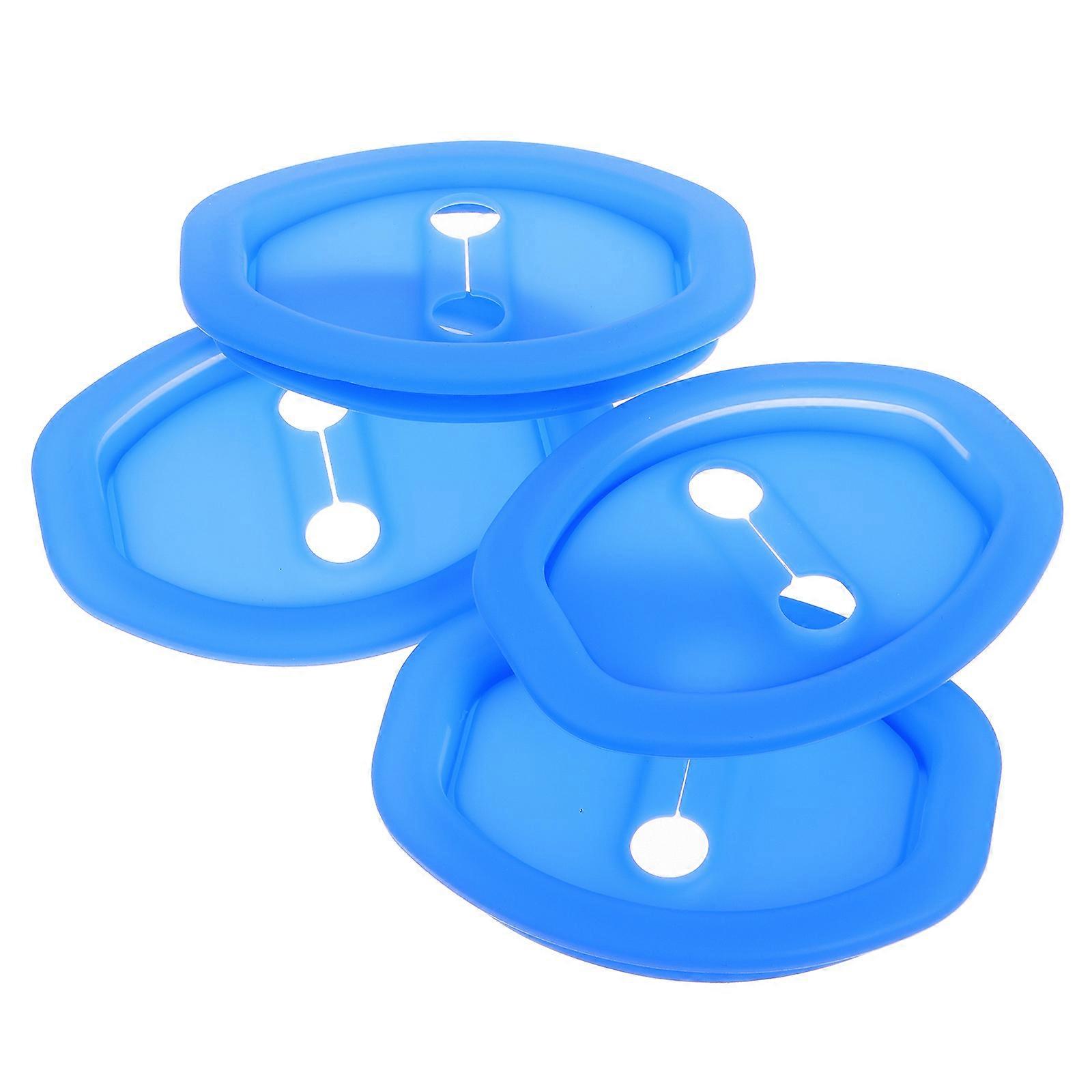 4pcs Universal Silicone Car Door Lock Protective Cover Replacements for Latch Guard