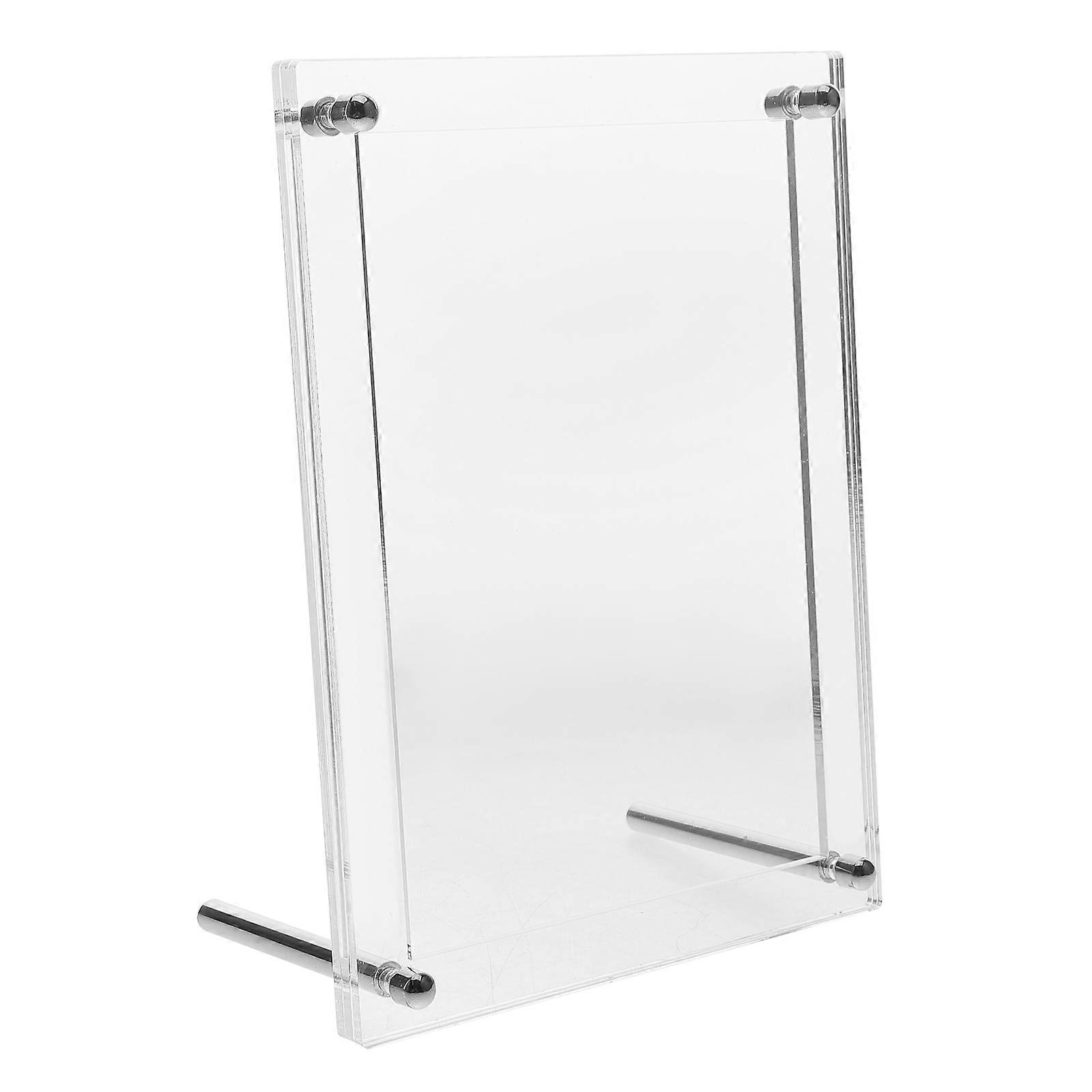 Transparent Acrylic Award Frame Holder for Displaying with Creative Design and Fine Clarity 8.5 x 11 Inches