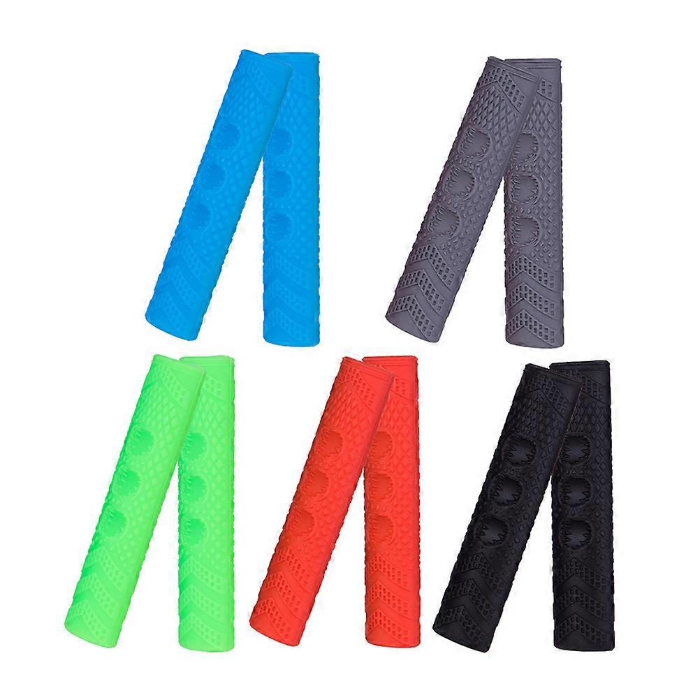Bike Brake Lever Grip Protection Cover in Blue Made of Silicone for Road and Mountain Bikes 4pcs Universal Fits Most Bikes
