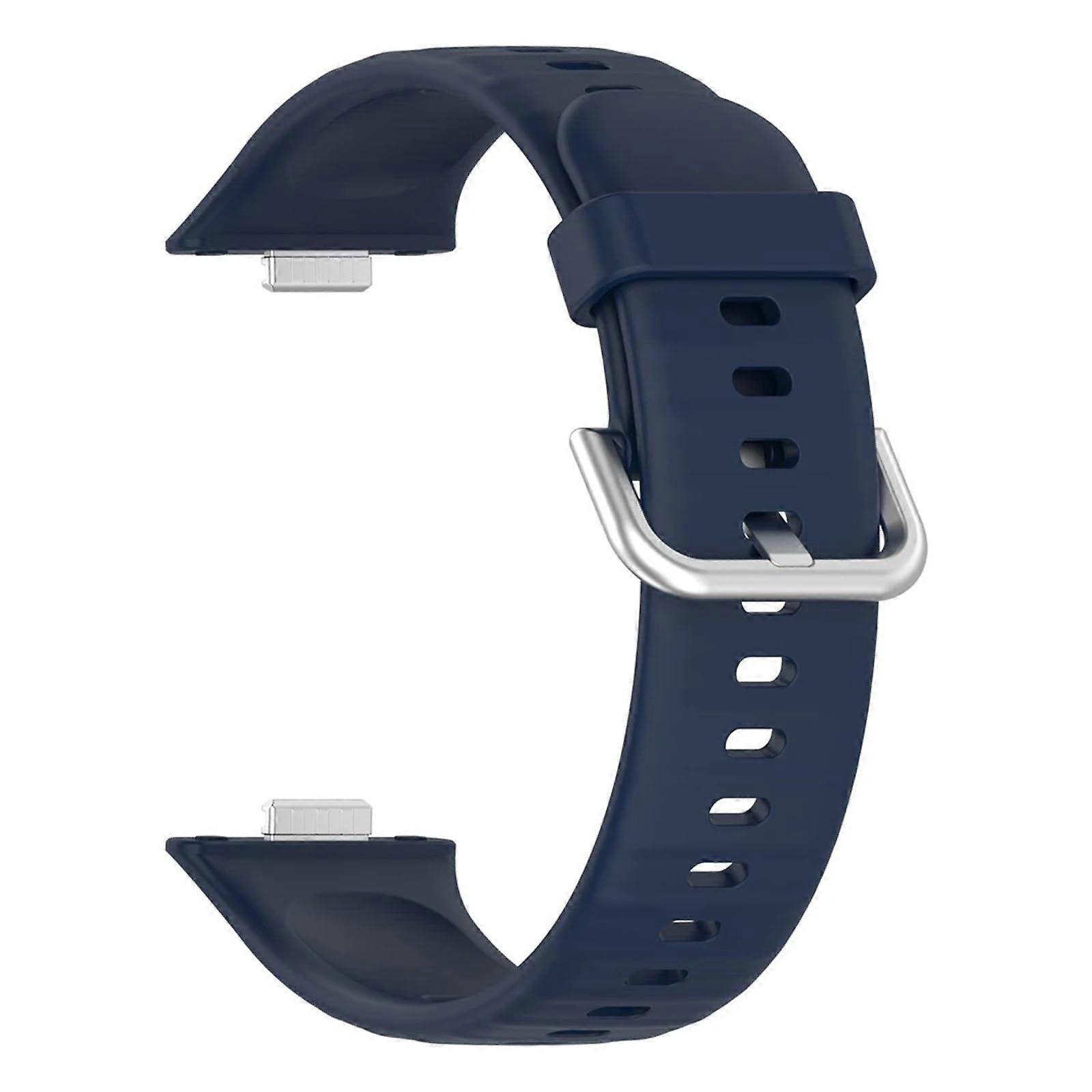 Replacement strap for Watch Fit 3, silicone accessory band for Fit 3, blue strap only for Watch Fit 3.