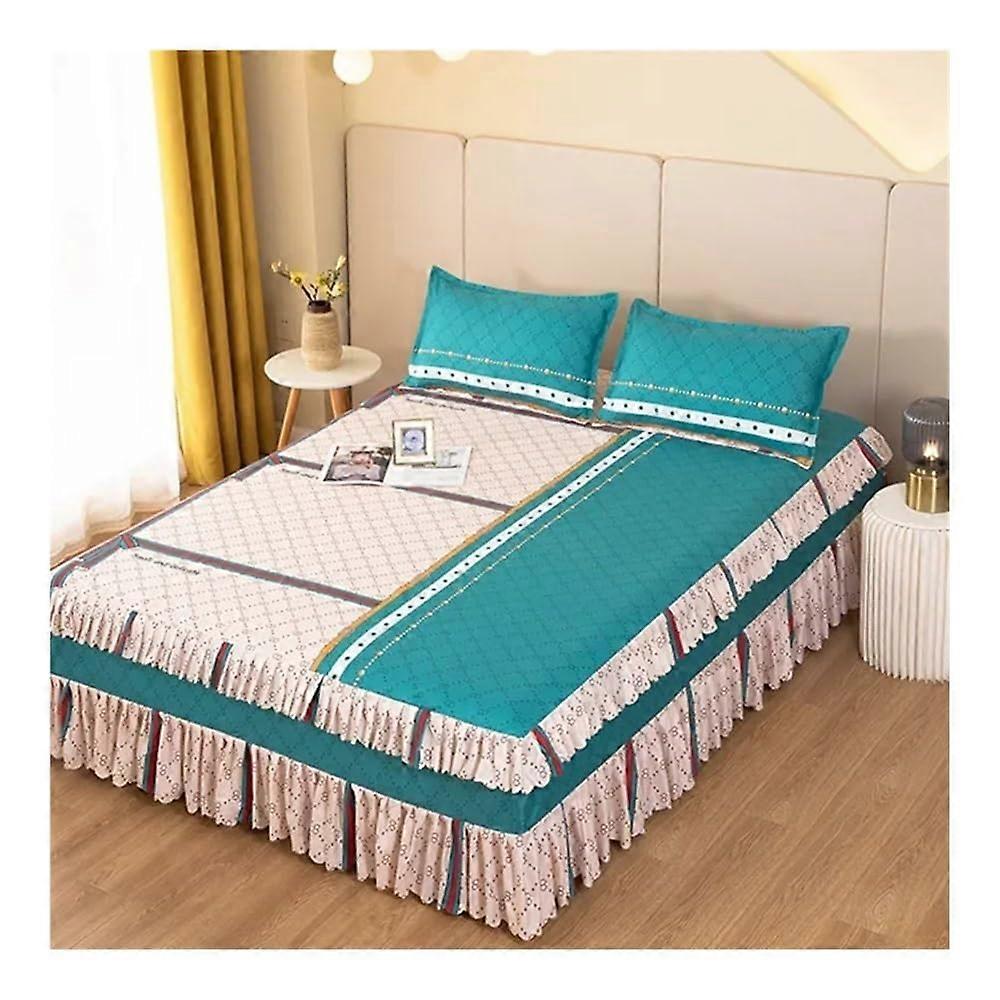 Dirt-Resistant Bedspread Set, Stain-Resistant, King and Queen Size, 150/180/200 cm, 200 x 220 cm Color 2